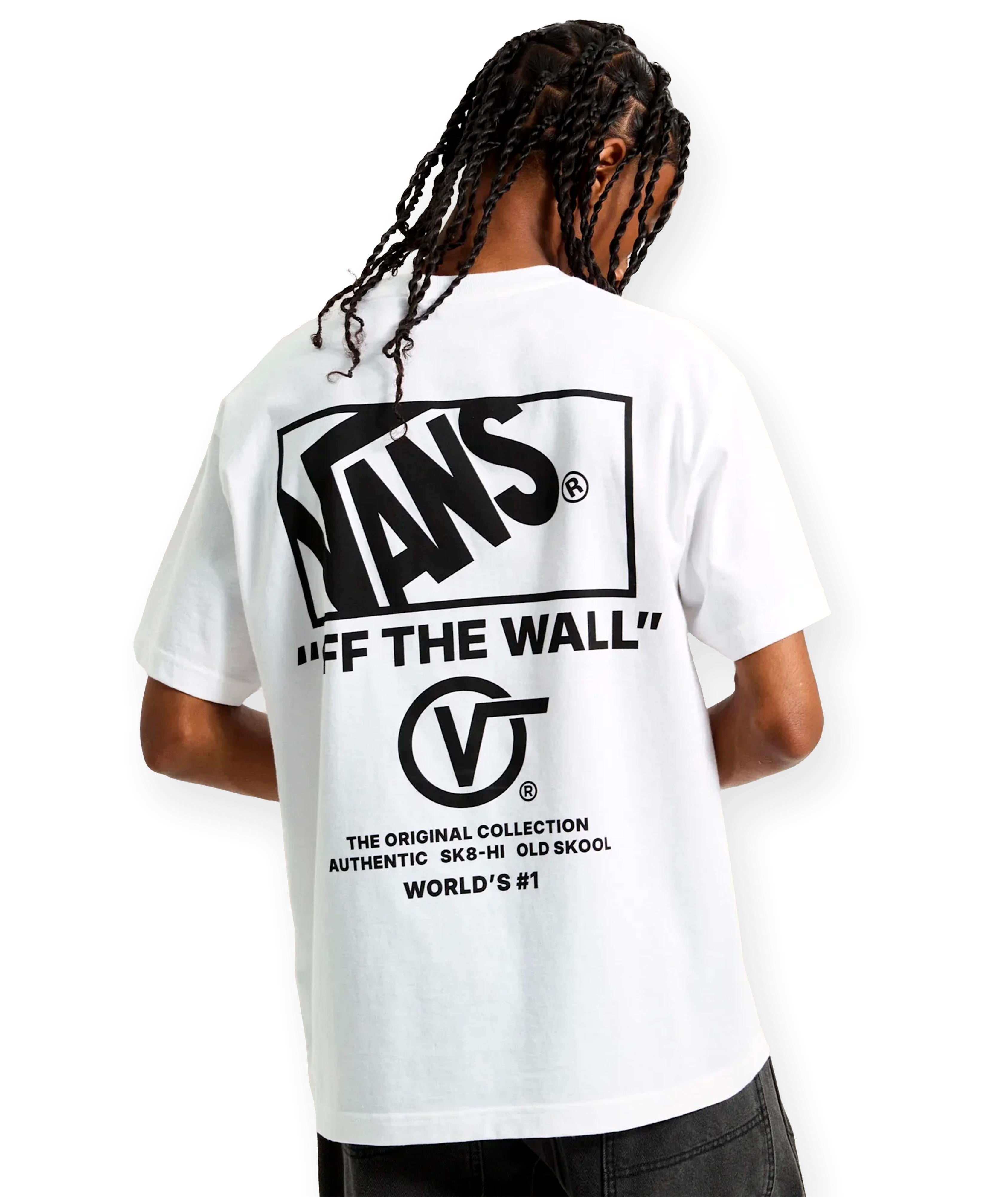 STACKED HI - T-SHIRT VN000PEW WHT1 VANS
