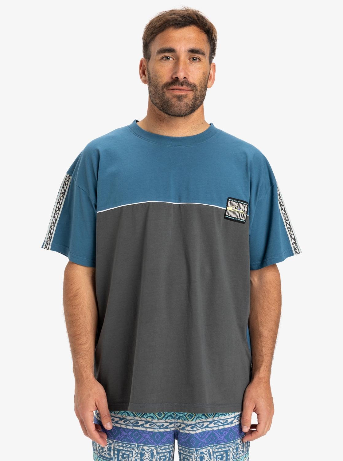 GLOBAL HEAT COLOR BLOCK SS TEE EQYKT04378 -KRP0 QUIKSILVER
