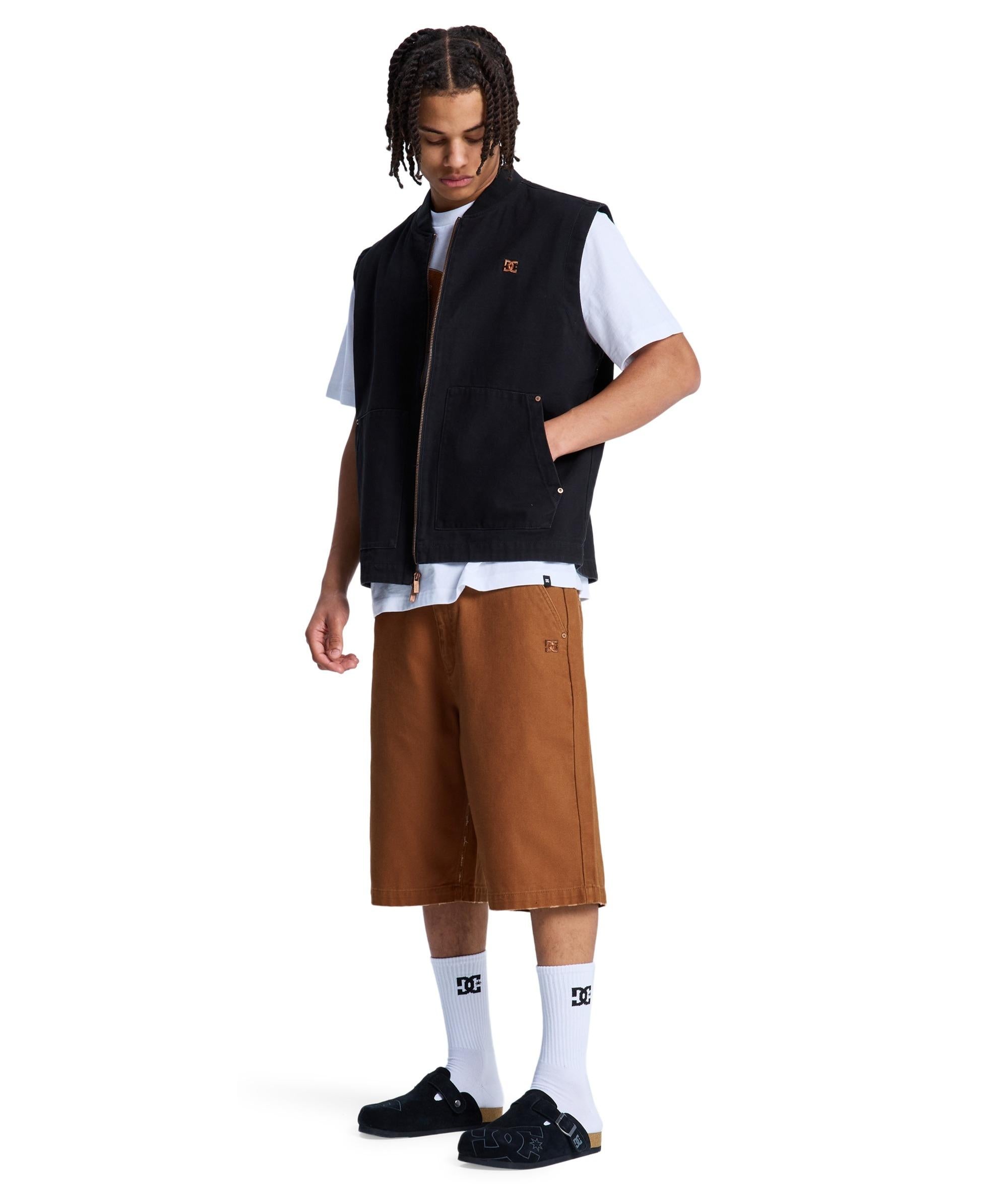 STRESSED 5 POCKET - SHORTS EDYWS03167 -CQF0 DC