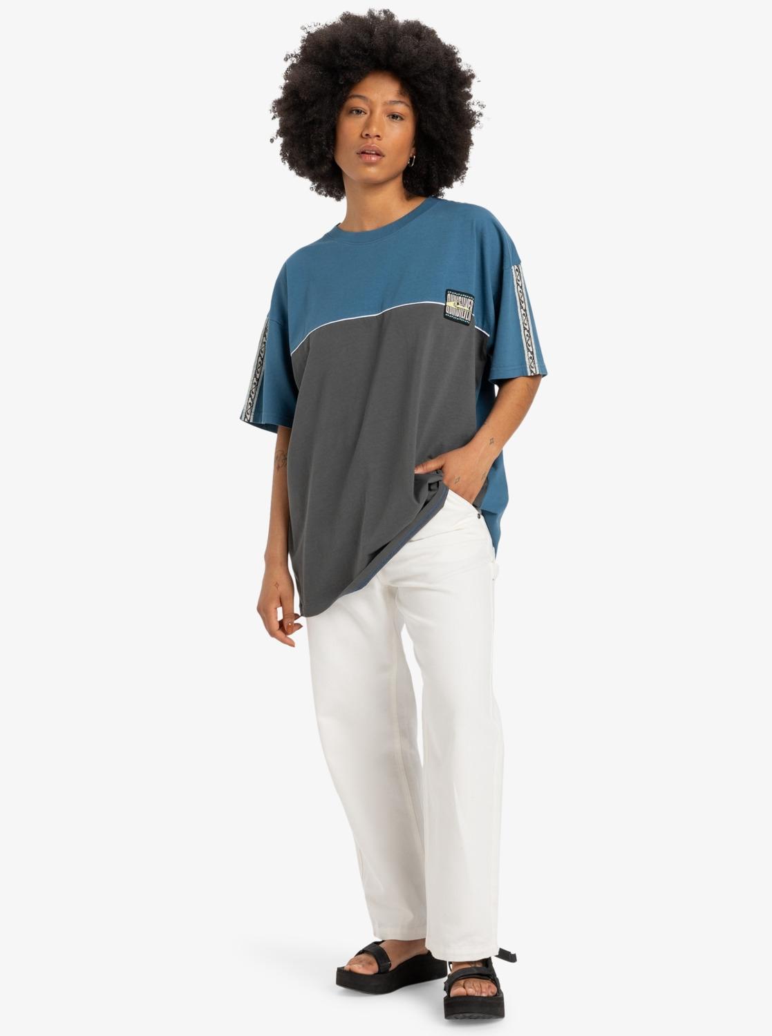 GLOBAL HEAT COLOR BLOCK SS TEE EQYKT04378 -KRP0 QUIKSILVER