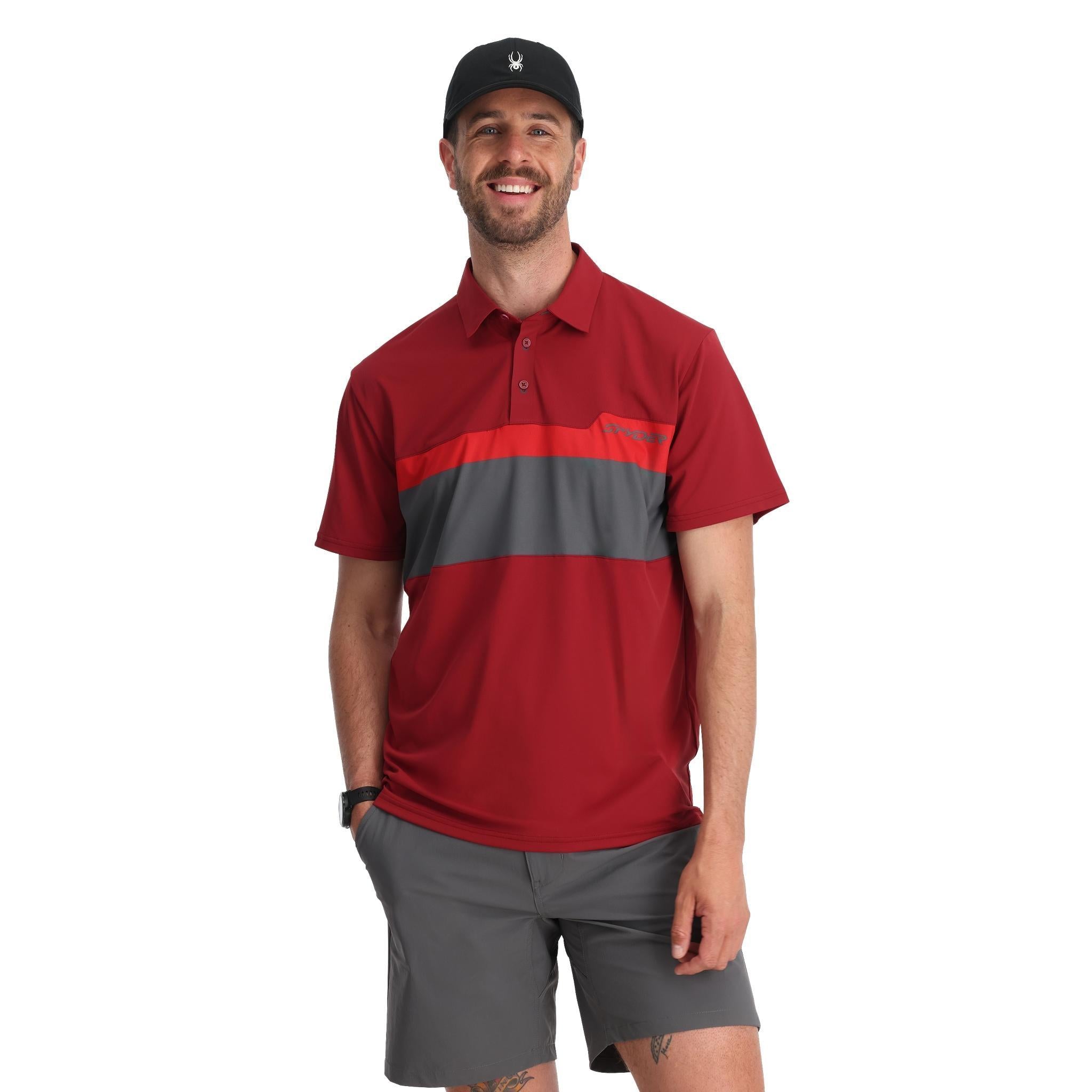 LINKS SS TECH POLO - POLO 38A011501 -RWD SPYDER