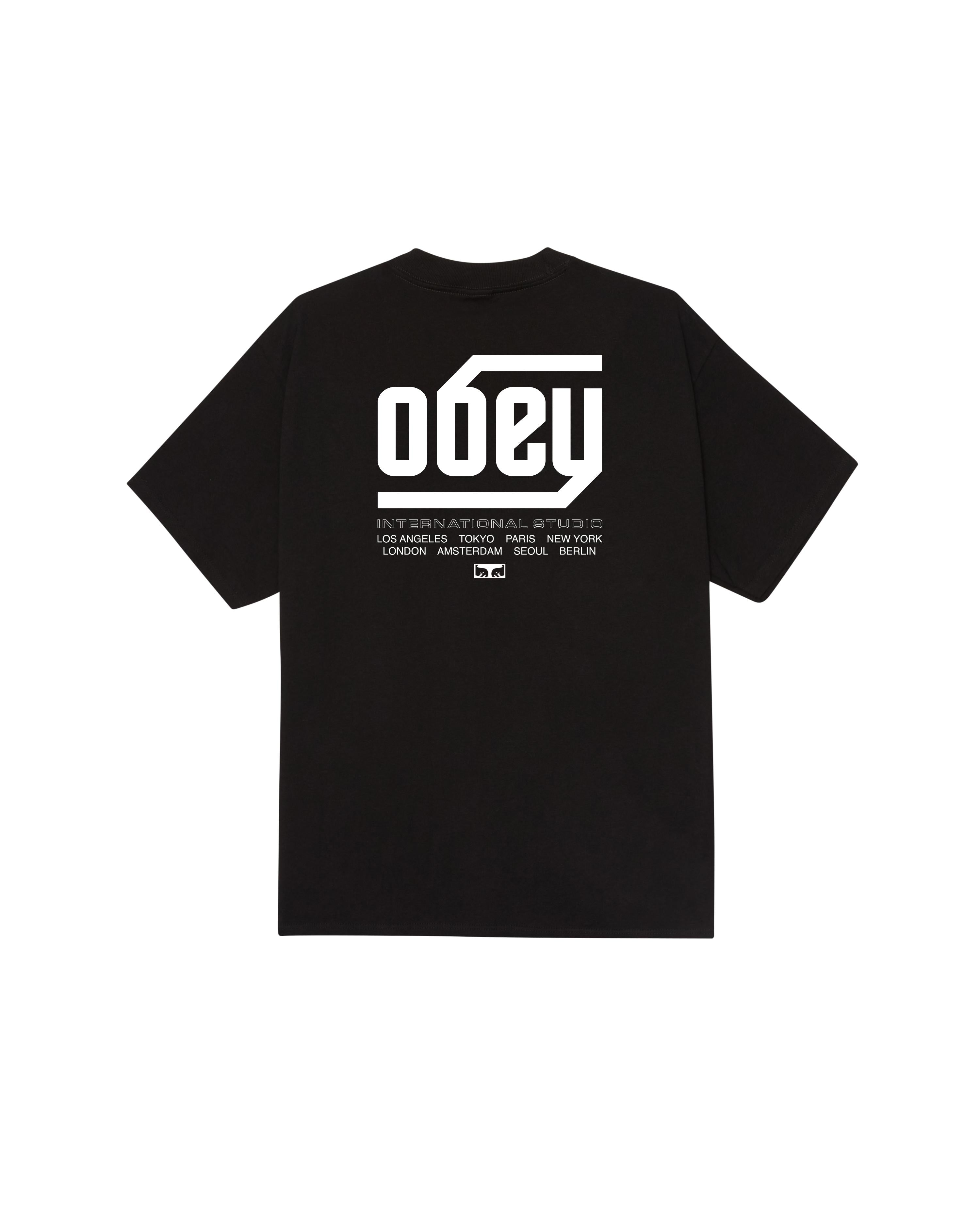 TRADEMARK - T-SHIRT 22MC0001587 -BLK OBEY