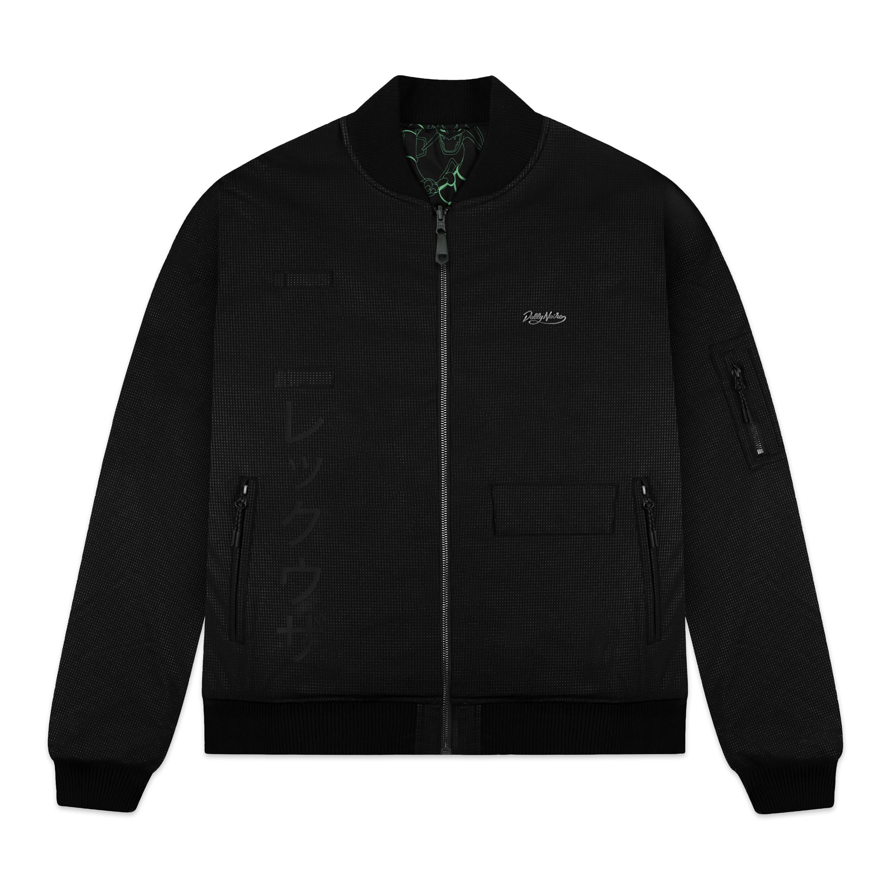 RAYQUAZA PATTERN BOMBER - GIACCA JK1048-JO -01 DOLLY NOIRE