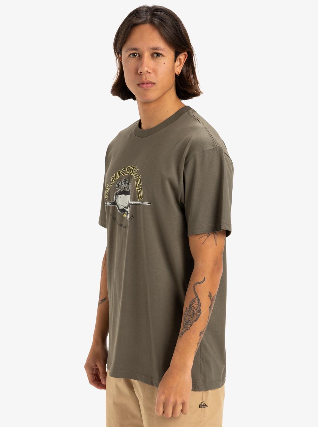 SKULL LINES - T-SHIRT EQYZT08056 -CRE0 QUIKSILVER