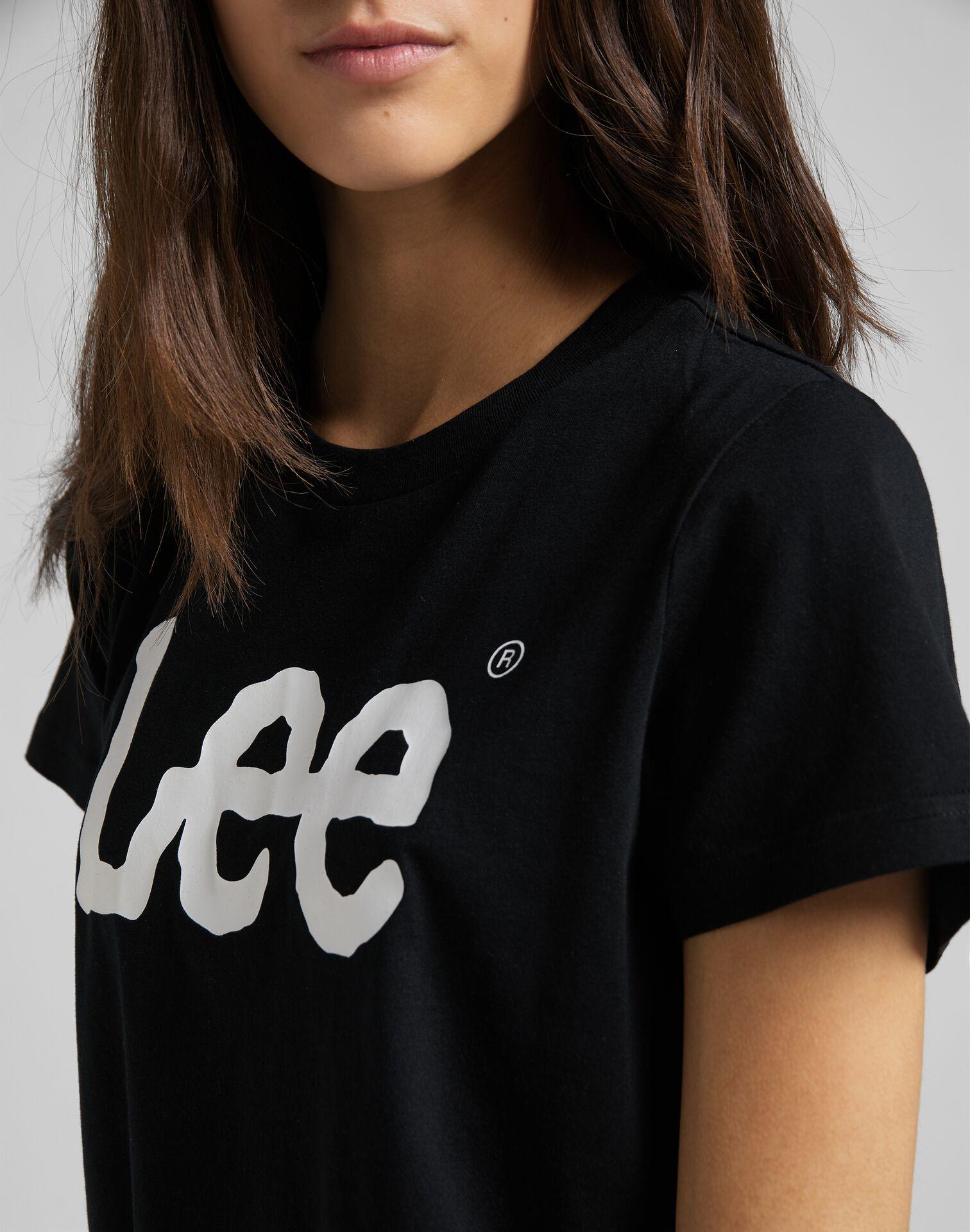LOGO BLACK - T-SHIRT 112109467 . LEE