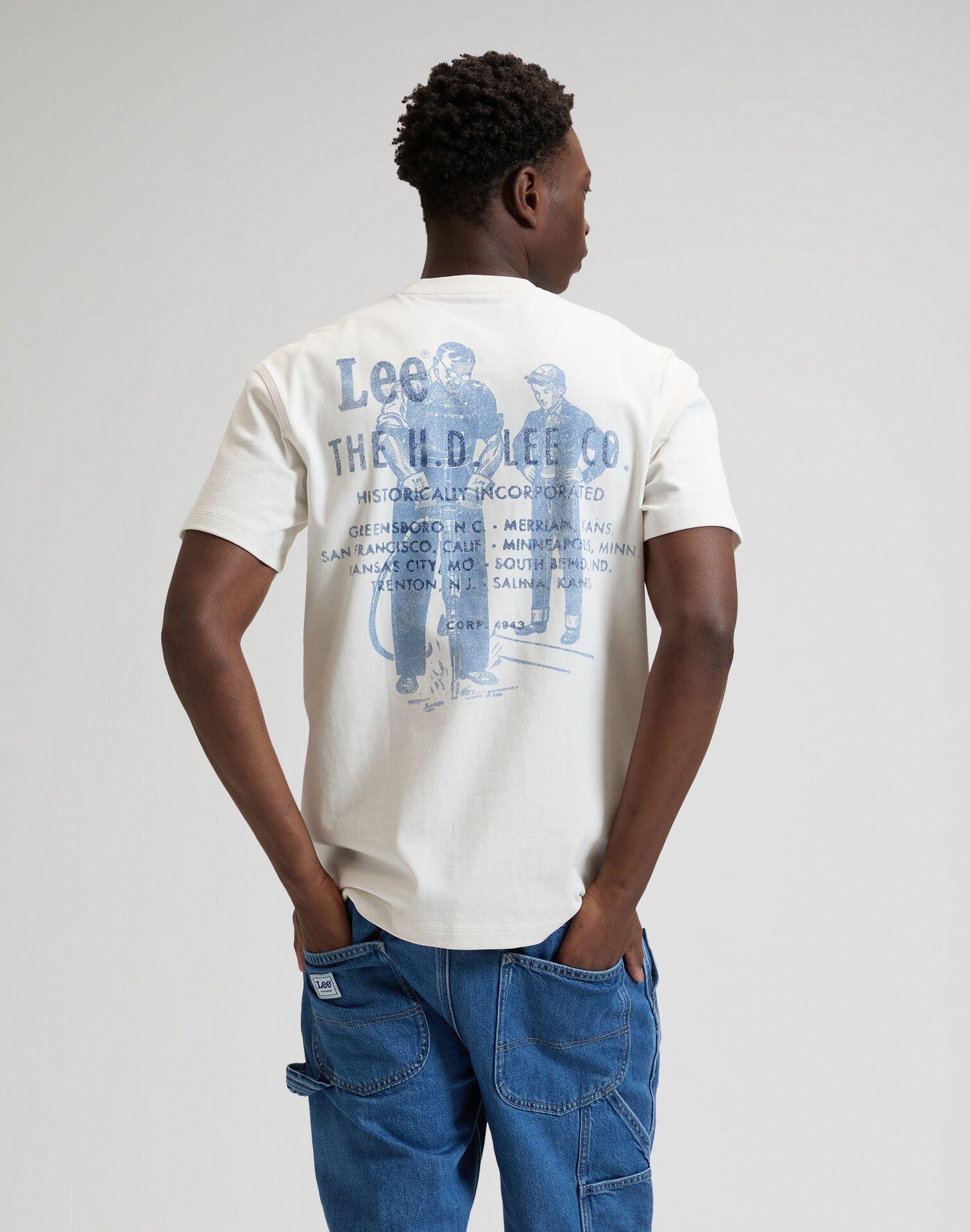 WORKWEAR WORKER NATURAL - T-SHIRT 112378769 . LEE