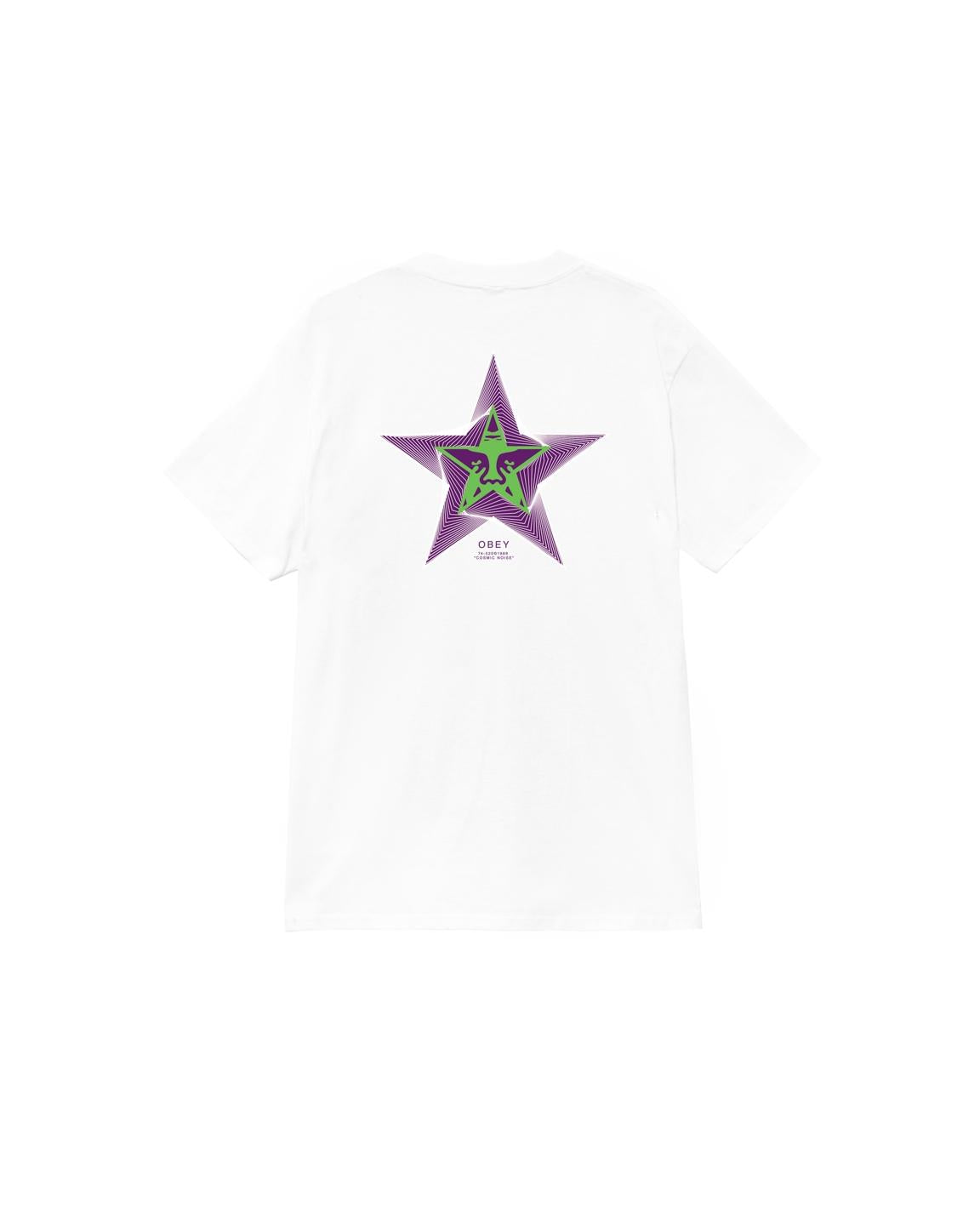 COSMIC NOISE - T-SHIRT 22MC0001304 -WHT OBEY