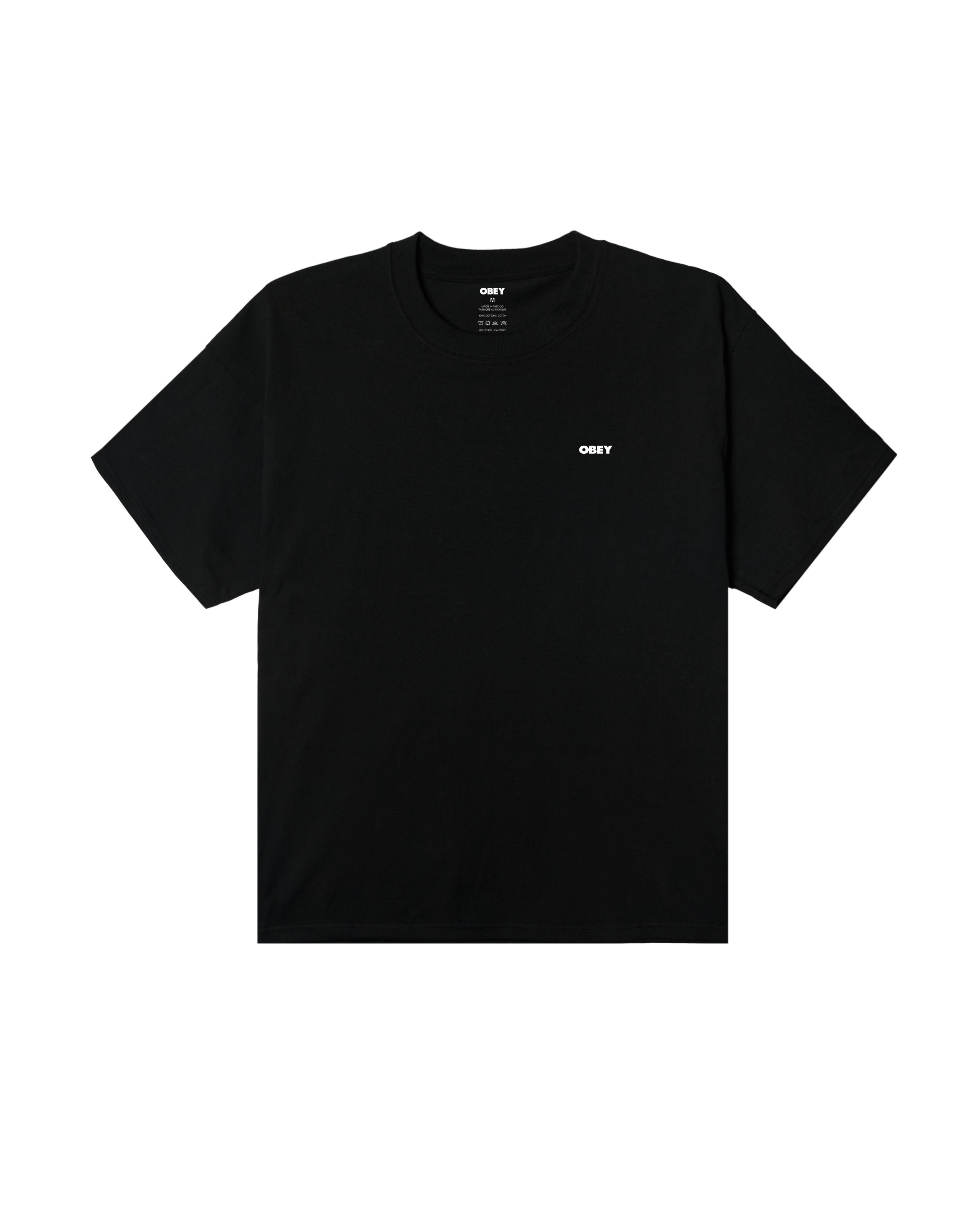 HEAT MAP ICON - T-SHIRT 22MC0001822 -BLK OBEY