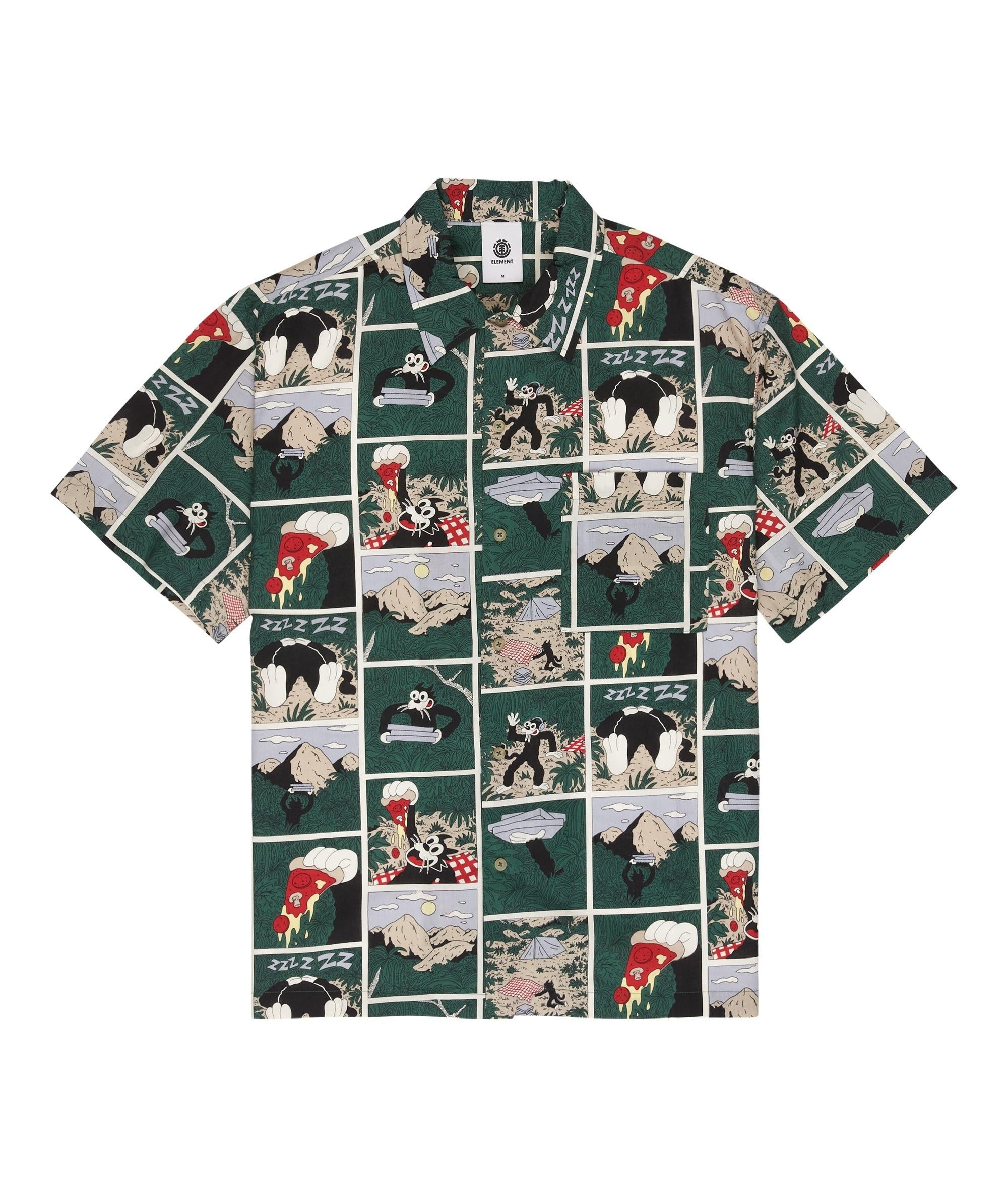 REGULAR SB PRINTED - CAMICIA ELYWT00204 -GQB6 ELEMENT