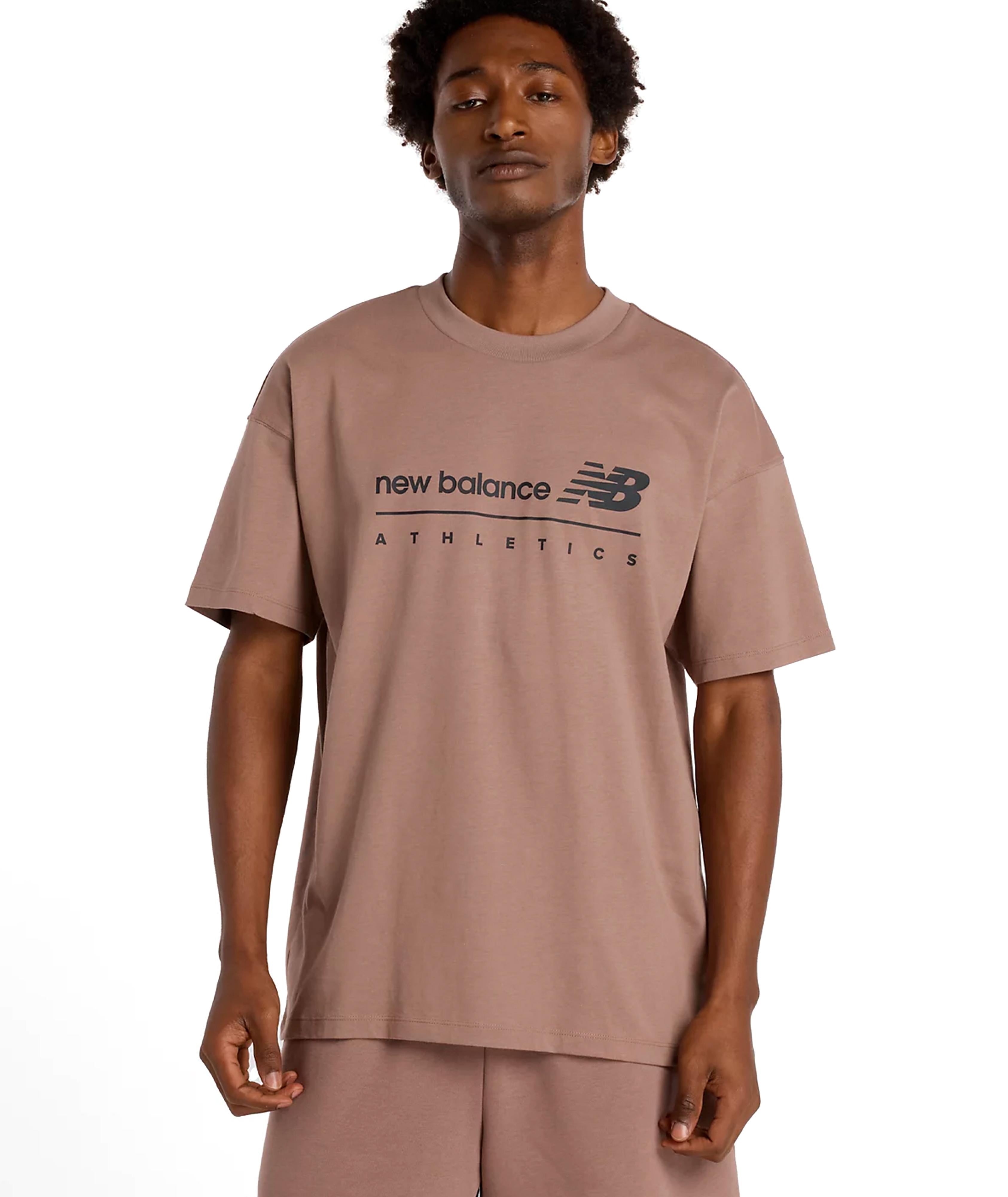 LINEAR GRAPHIC - T-SHIRT MT53525EAS . NEW BALANCE