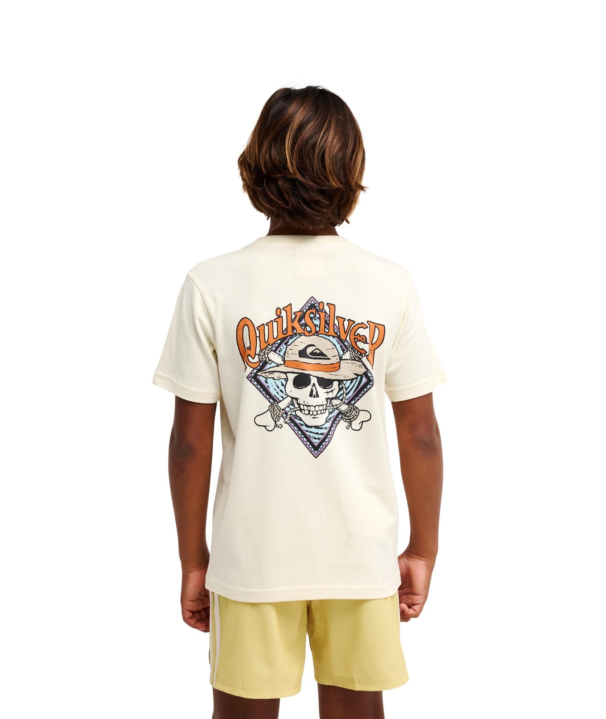 ONE PIECE PIRATES ISLAND Y - T-SHIRT EQBZT05043 -BWT QUIKSILVER