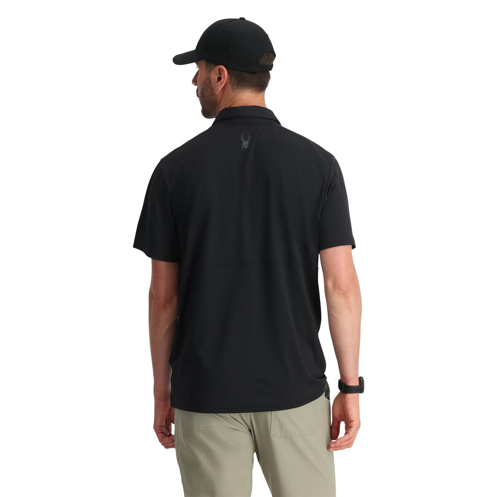 LINKS SS TECH POLO - POLO 38A011501 -BLK SPYDER