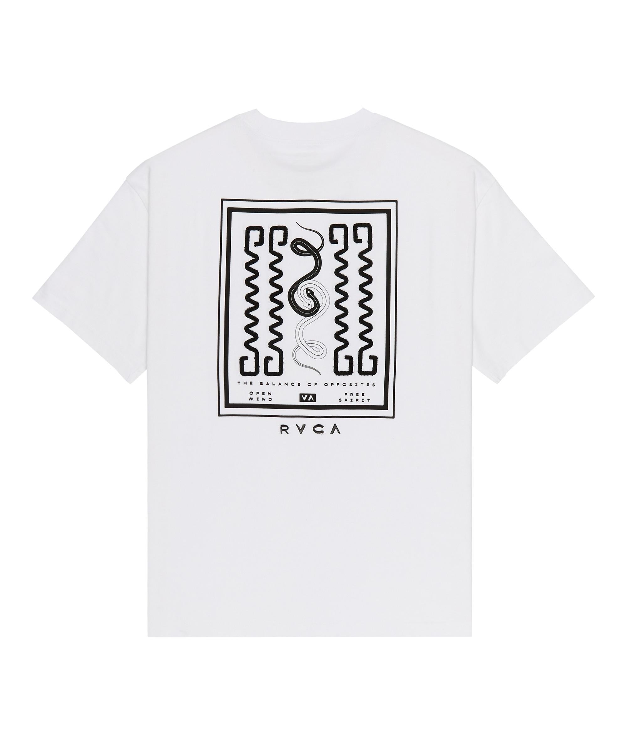 AMAZE SNAKE - T-SHIRT EVYZT00321 -WHT RVCA