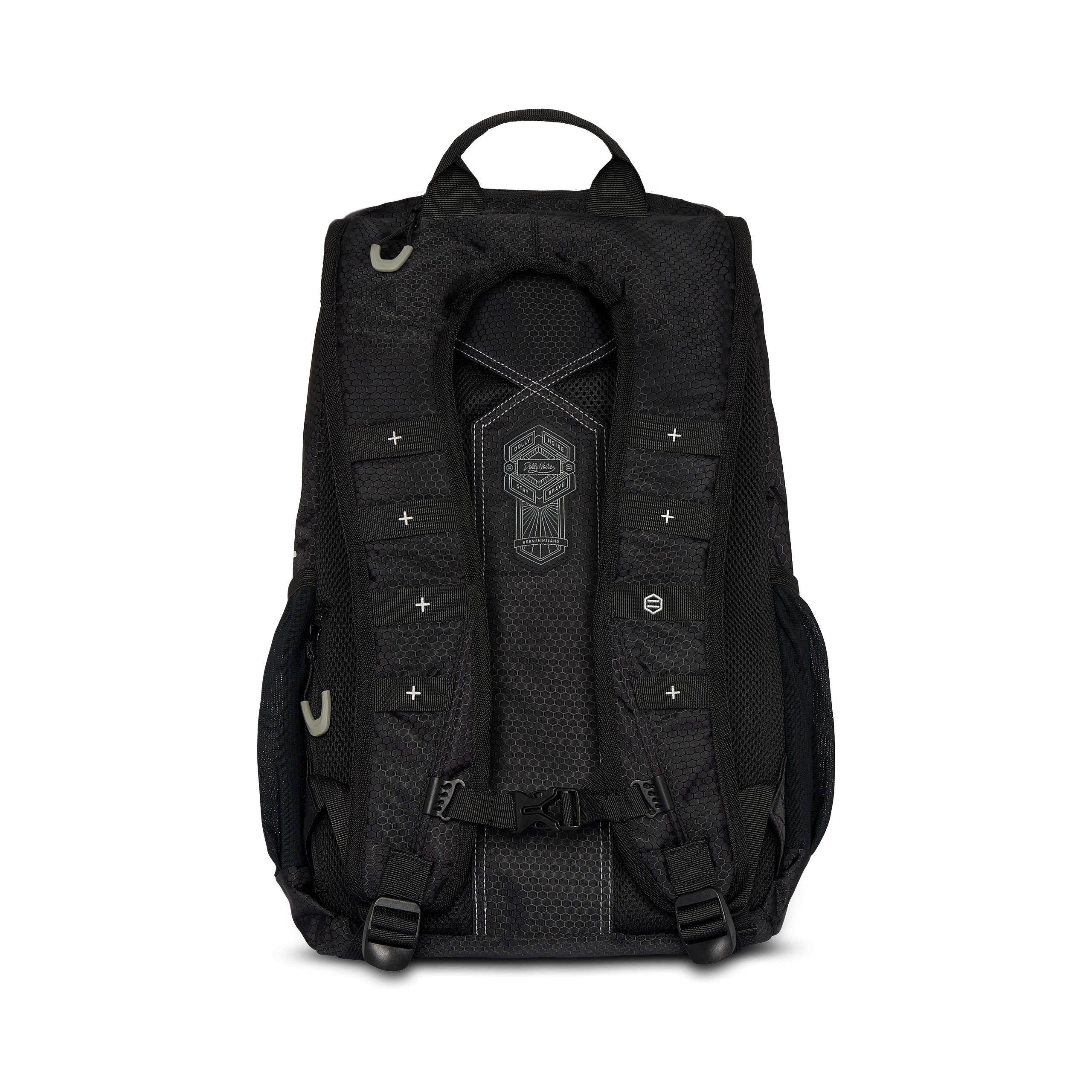 DOLLY NOIRE TACTICAL REFLEVTIVE BACKPACK - ZAINO BA997-BJ -01 DOLLY NOIRE