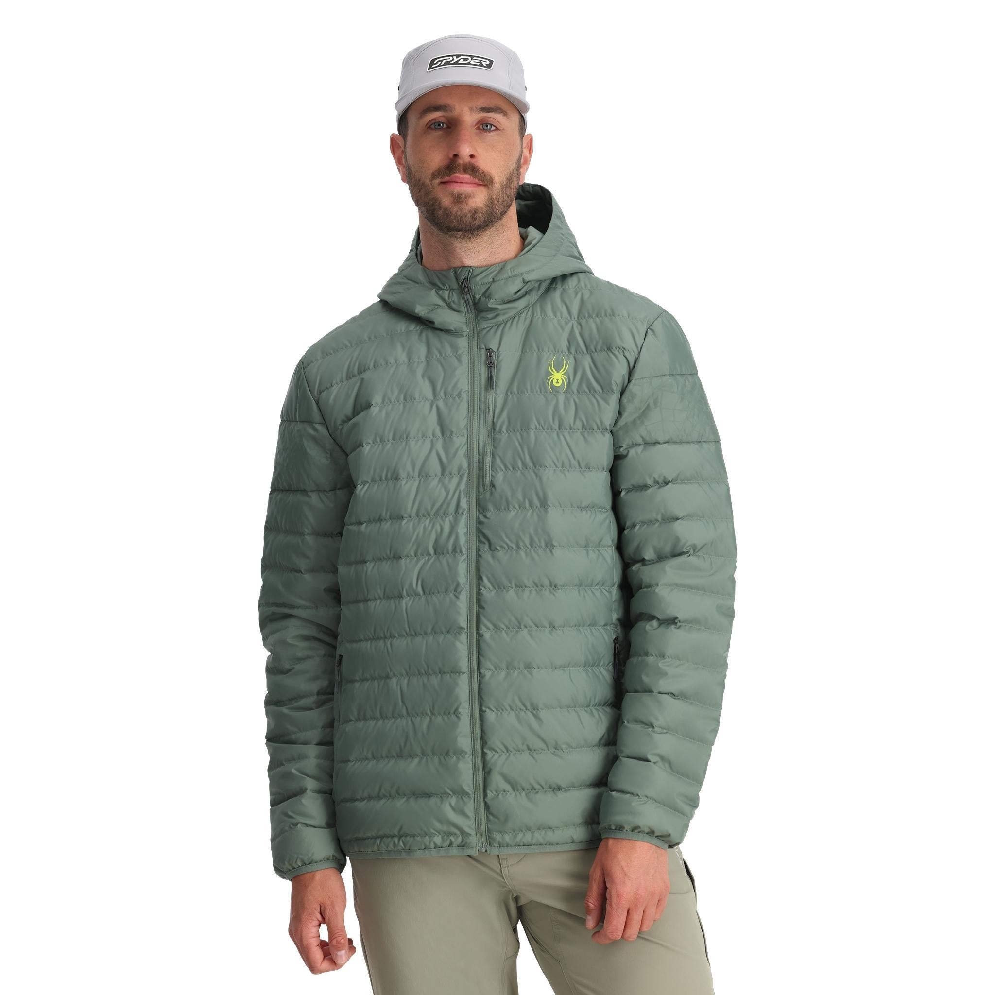 ZENITH HOODED DOWN JACKET - GIACCA 38A021412 -SUG SPYDER