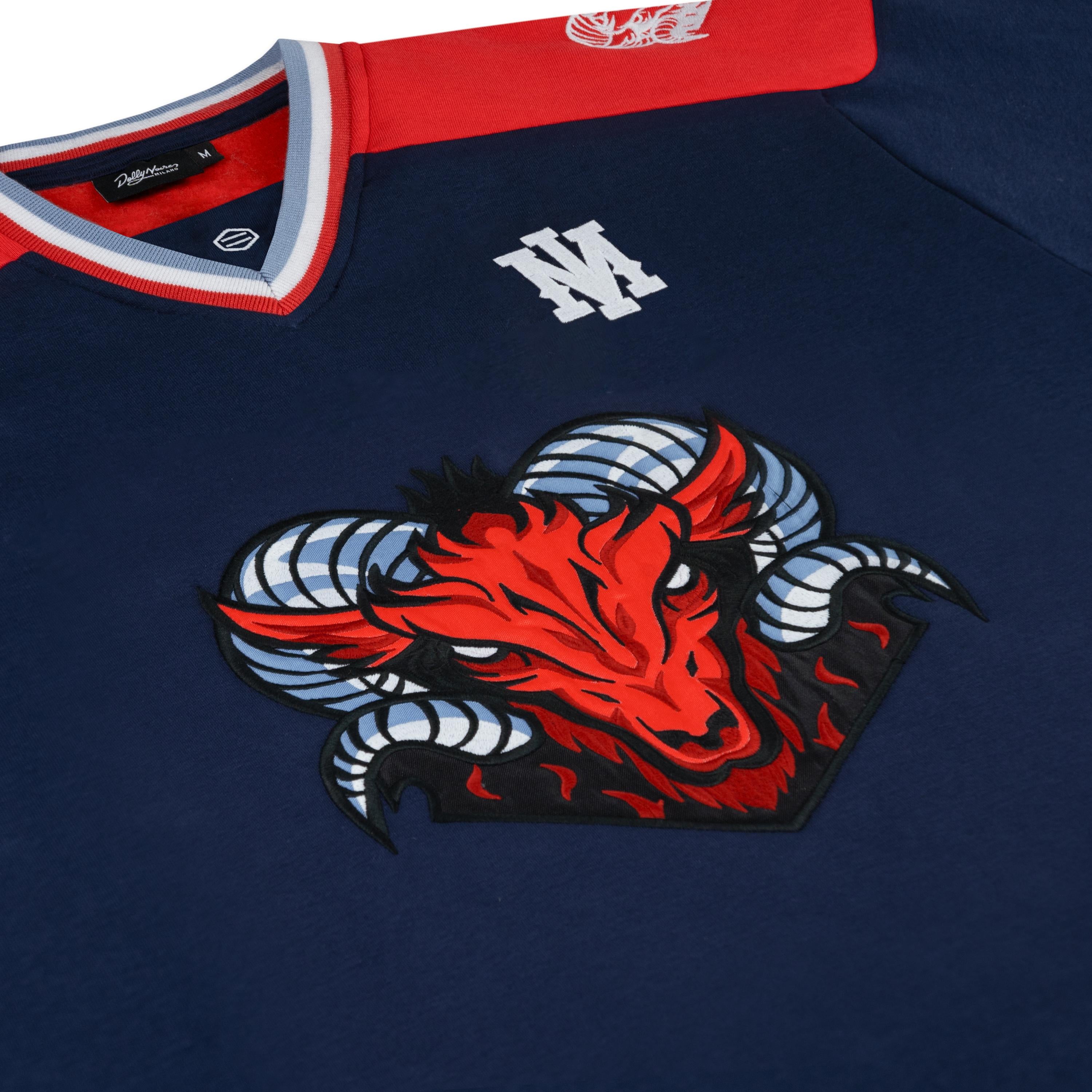 GOAT HOCKEY CREWNECK MIDNIGHT - FELPA SW1042-GX -03 DOLLY NOIRE