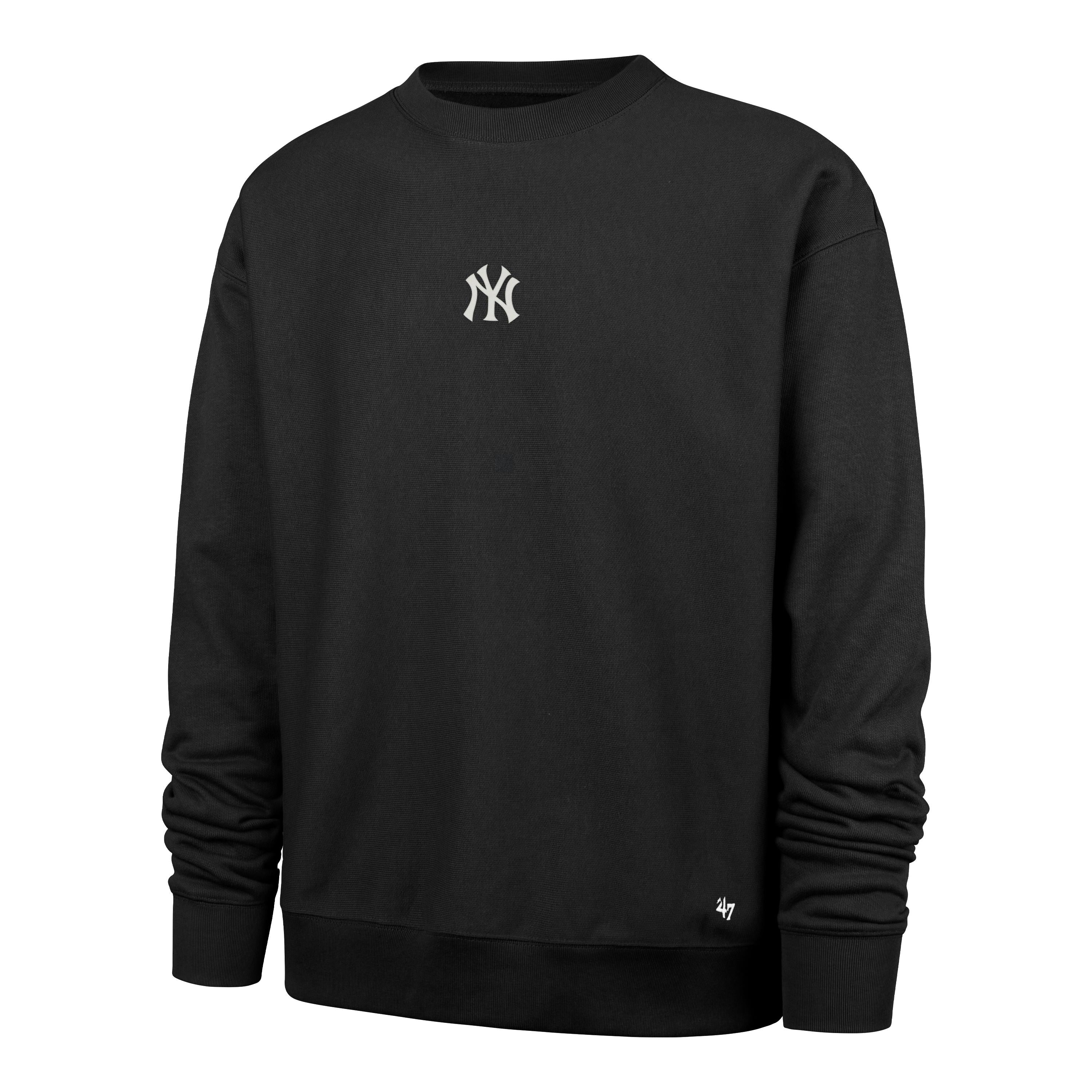 OFFSIDE FOUNDATION CREW NEW YORK YANKEES - FELPA 47-BB017PMTAPC686527 BK 47 BRAND