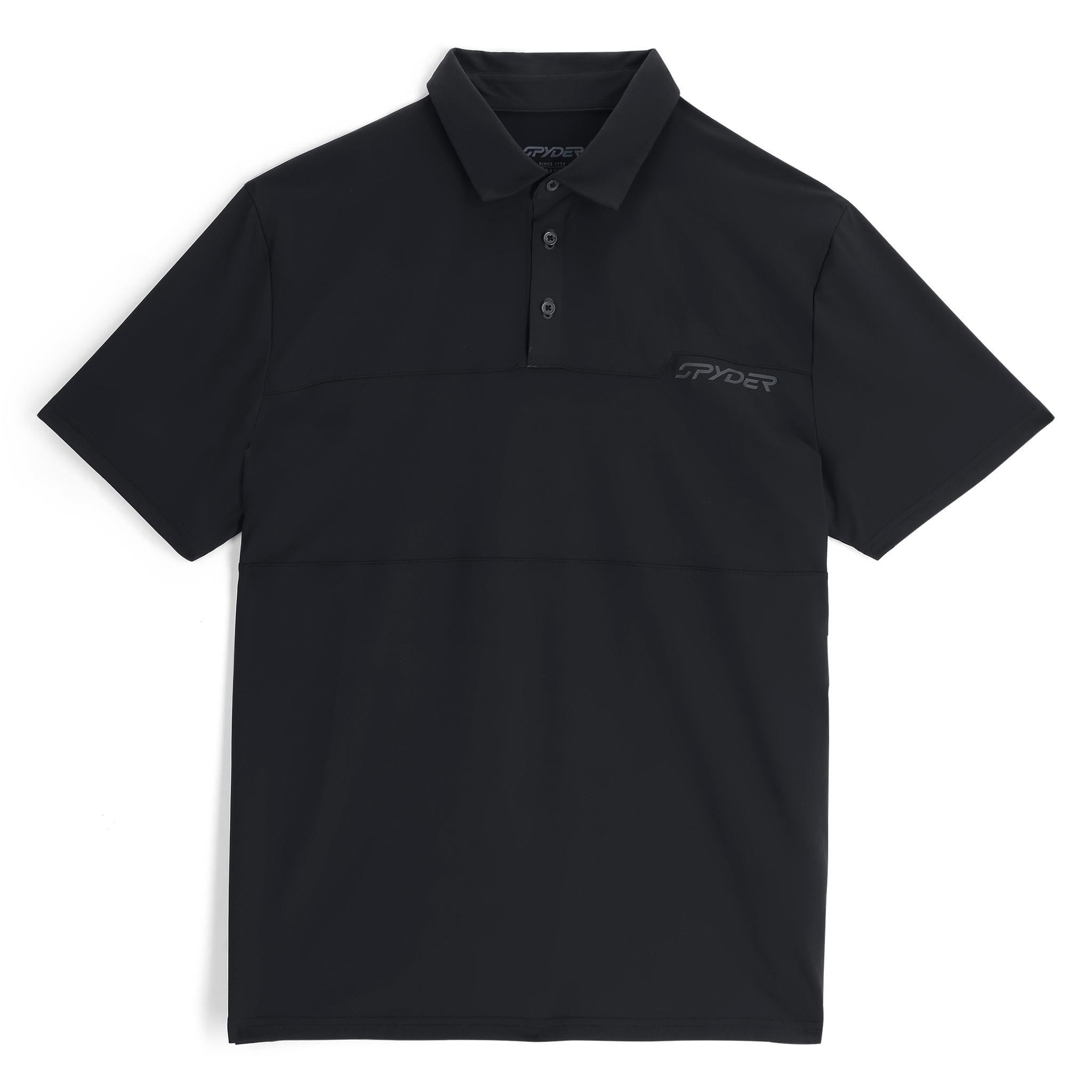 LINKS SS TECH POLO - POLO 38A011501 -BLK SPYDER