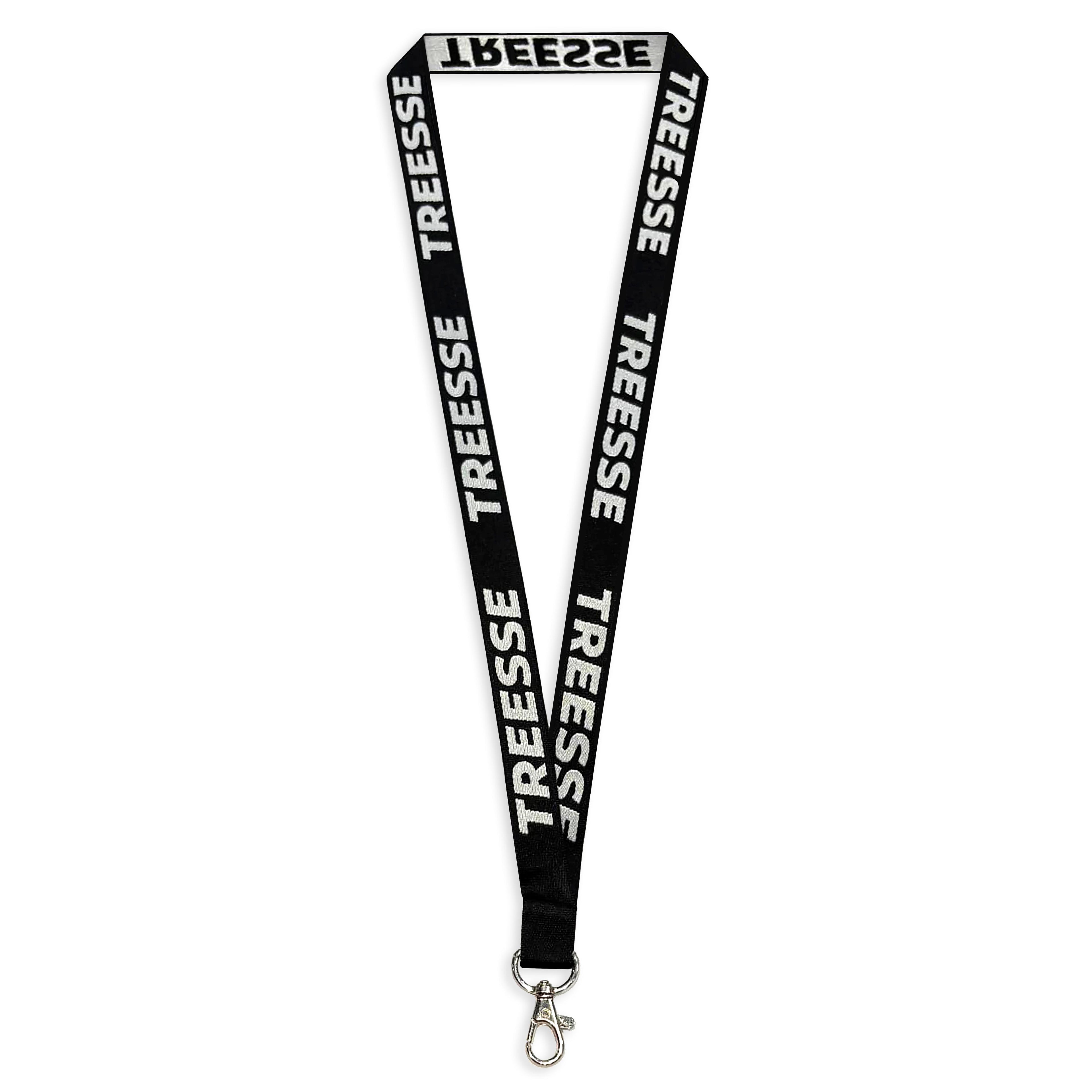 LANYARD INTESSUTO - PORTACHIAVI 3S-26102LYPDC01 -BLK TREESSE