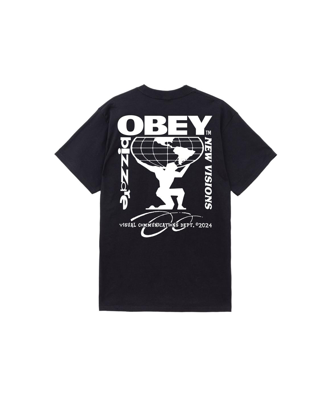 BIZZARE NEW VISIONS - T-SHIRT 22MC0001363 -BLK OBEY