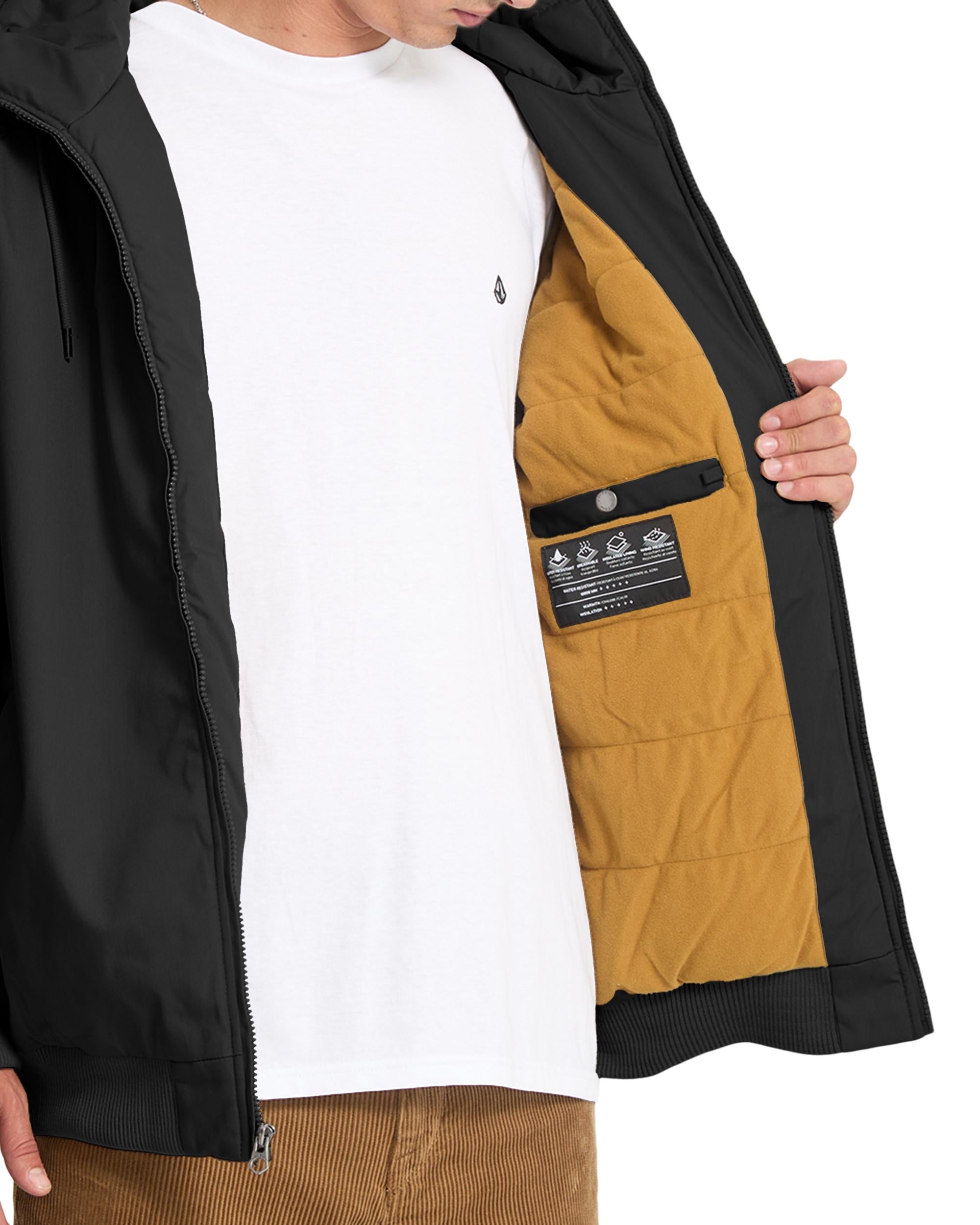 HERNAN 10K - GIACCA A1732408 _BLK VOLCOM