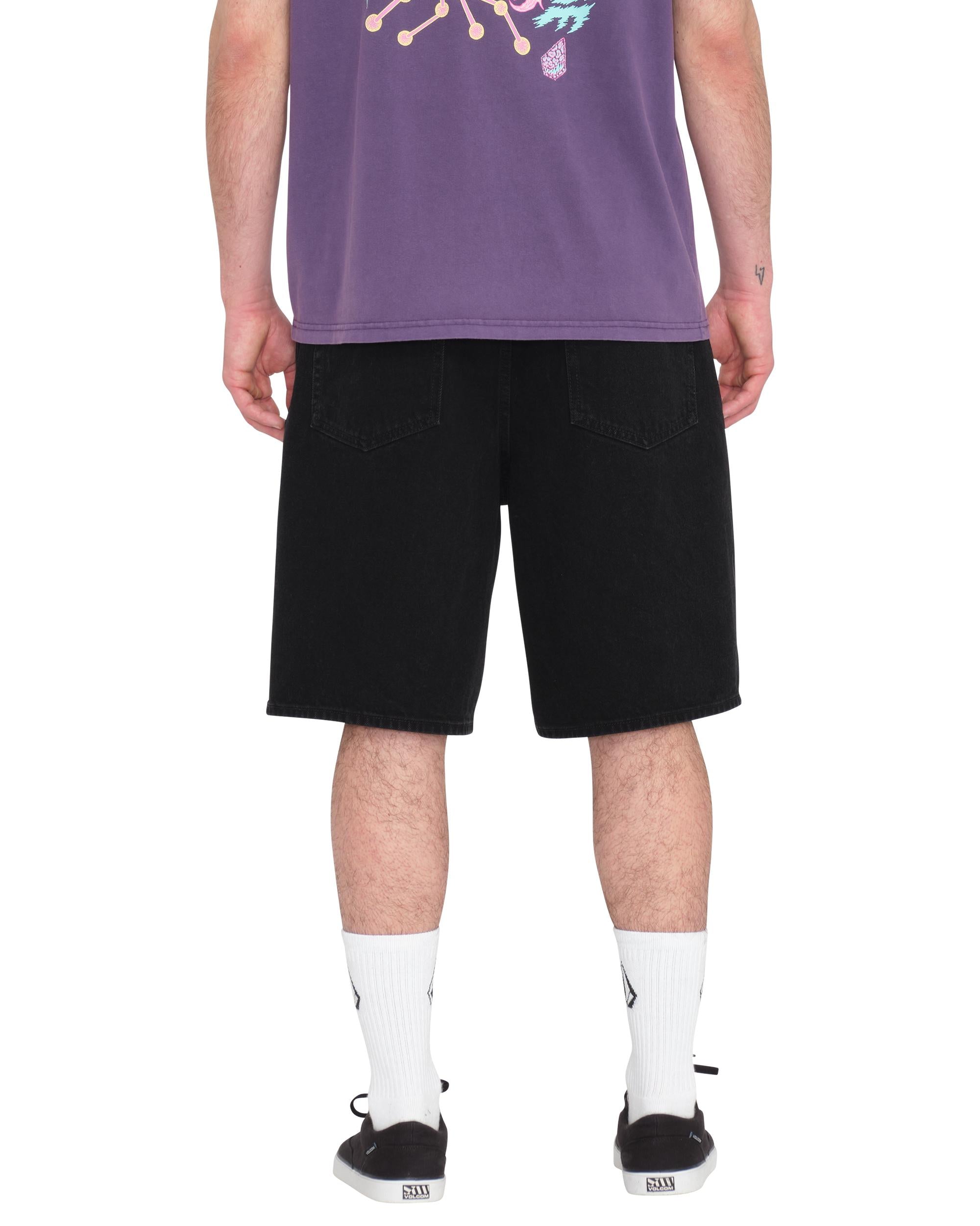 BILLOW DENIM 22 - SHORTS A2012609 _BLK VOLCOM