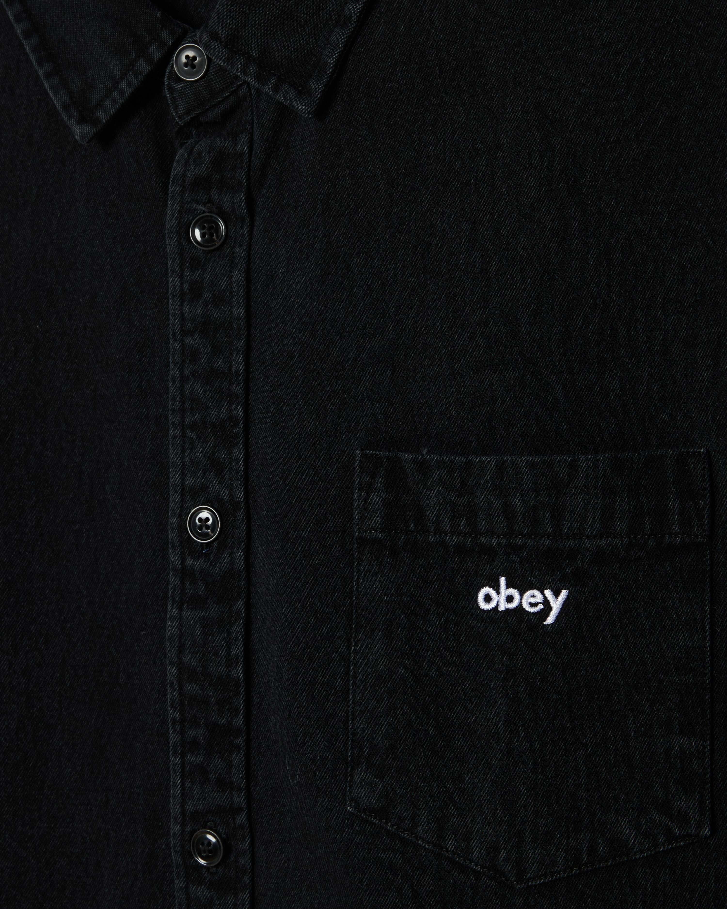 OWENS DENIM - CAMICIA 22MC0001728 -FBL OBEY