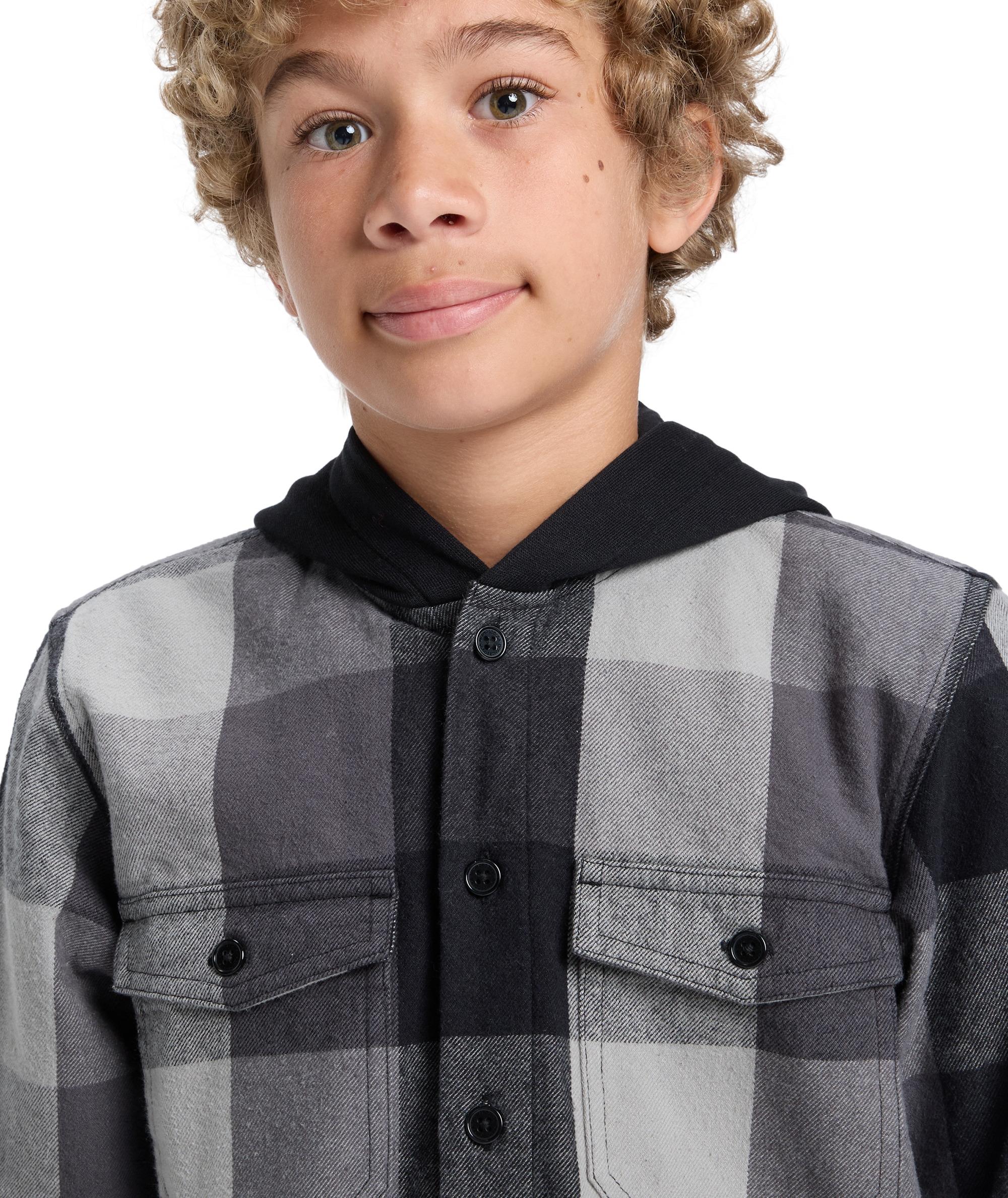 RUCKUS HOODED BOY - CAMICIA ADBWT03016 -KVJ0 DC