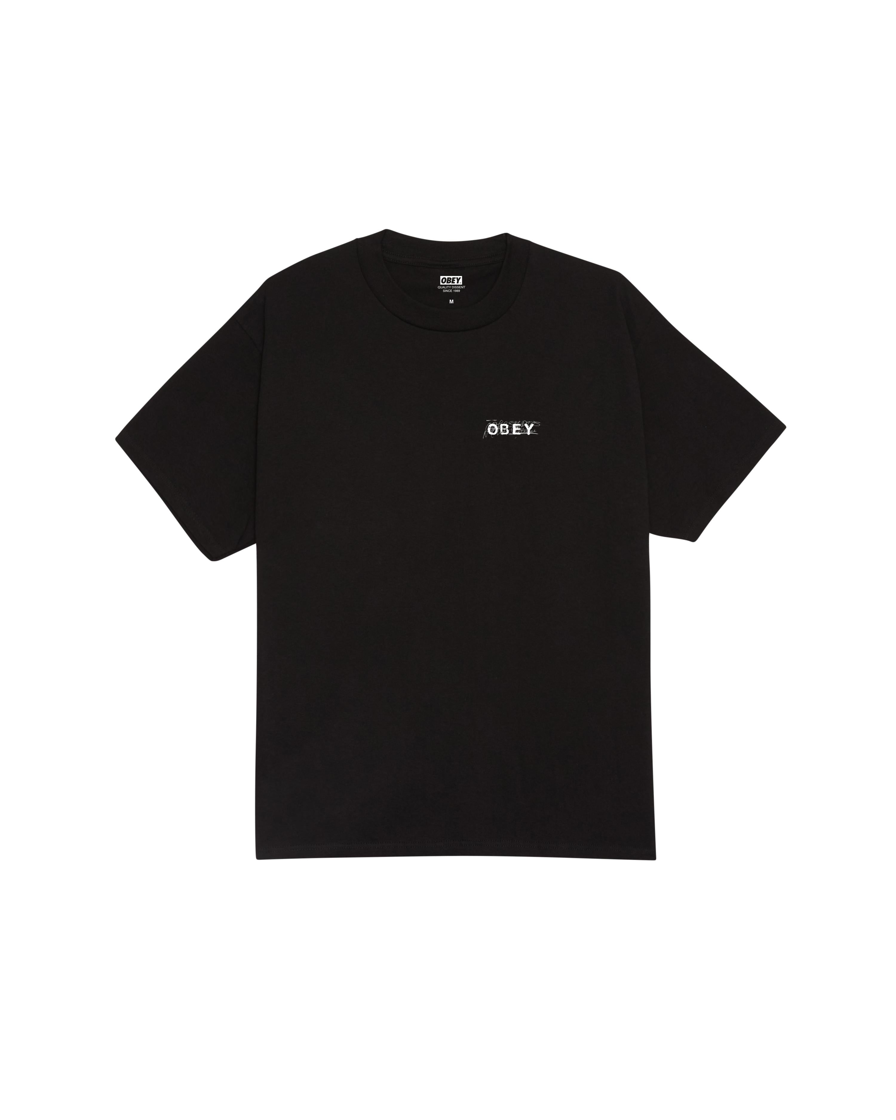 SCRIBBLE - T-SHIRT 22MC0001530 -BLK OBEY