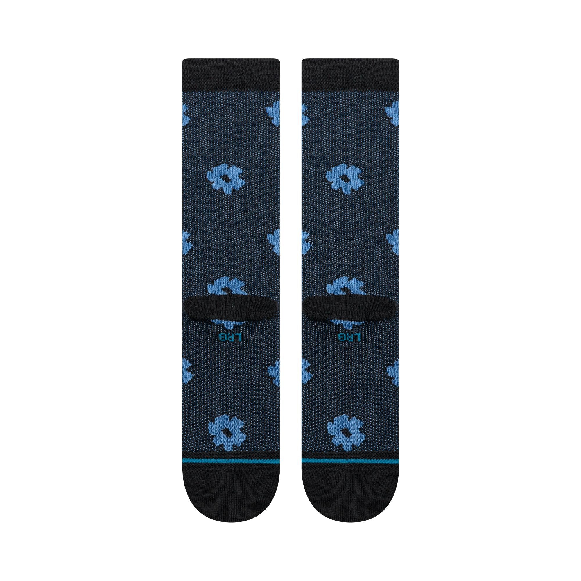 DIGITAL DAISY CREW - CALZE 62US0000825 -BLK STANCE