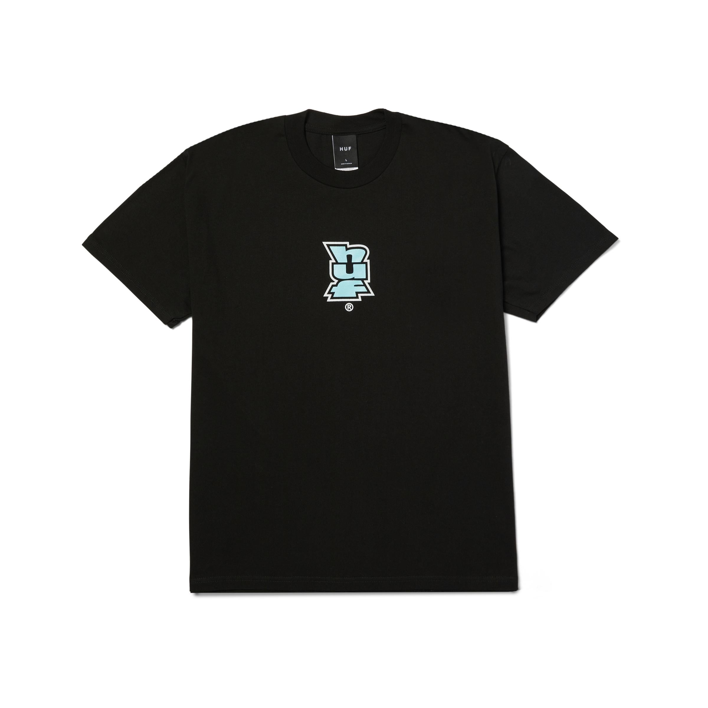 MEGABLAST MULTI S/S TEE - T-SHIRT 71MC0001180 -BLACK HUF