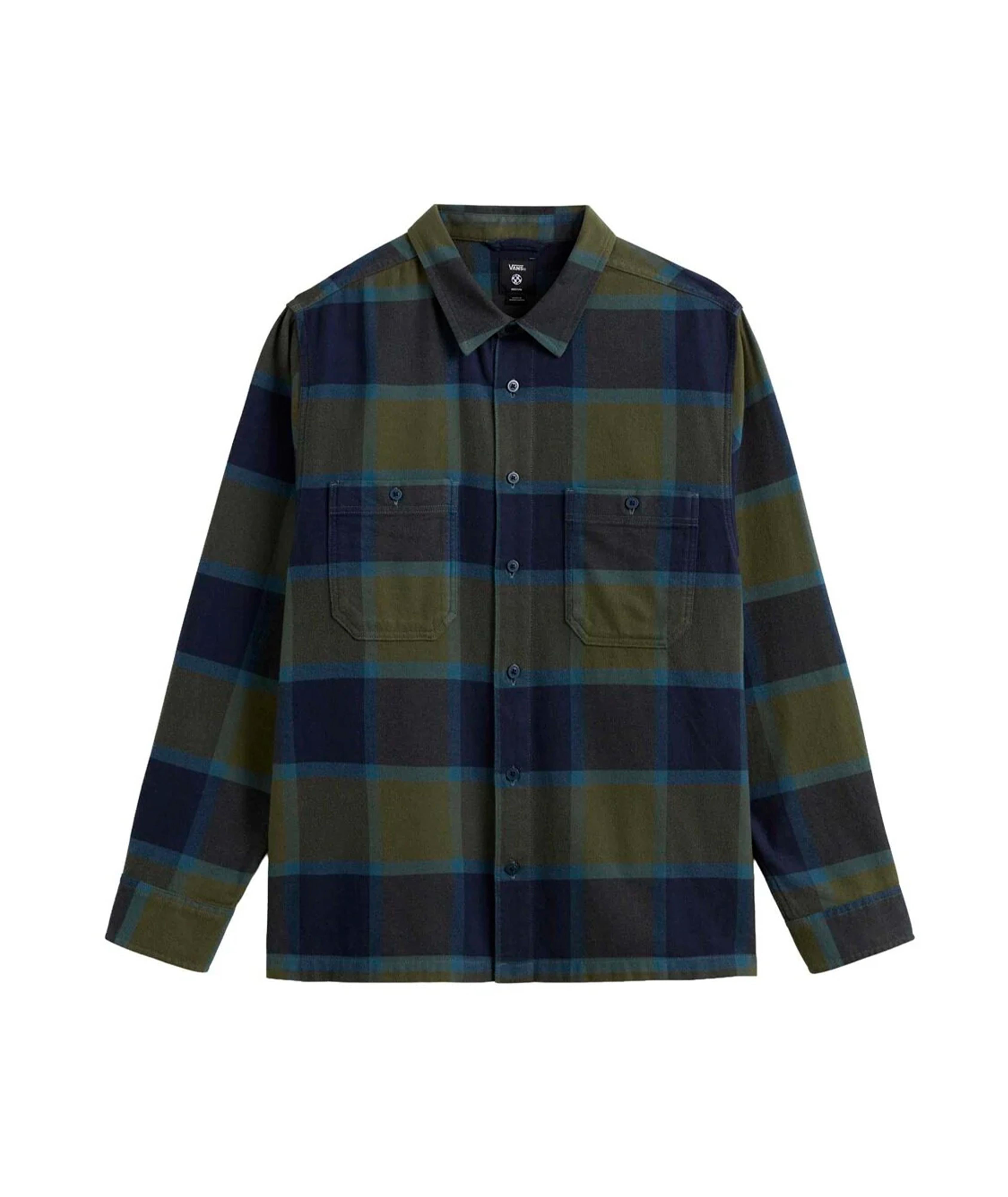 LARKSPUR PLAID FLANNEL - CAMICIA VN000P7Z F0O1 VANS
