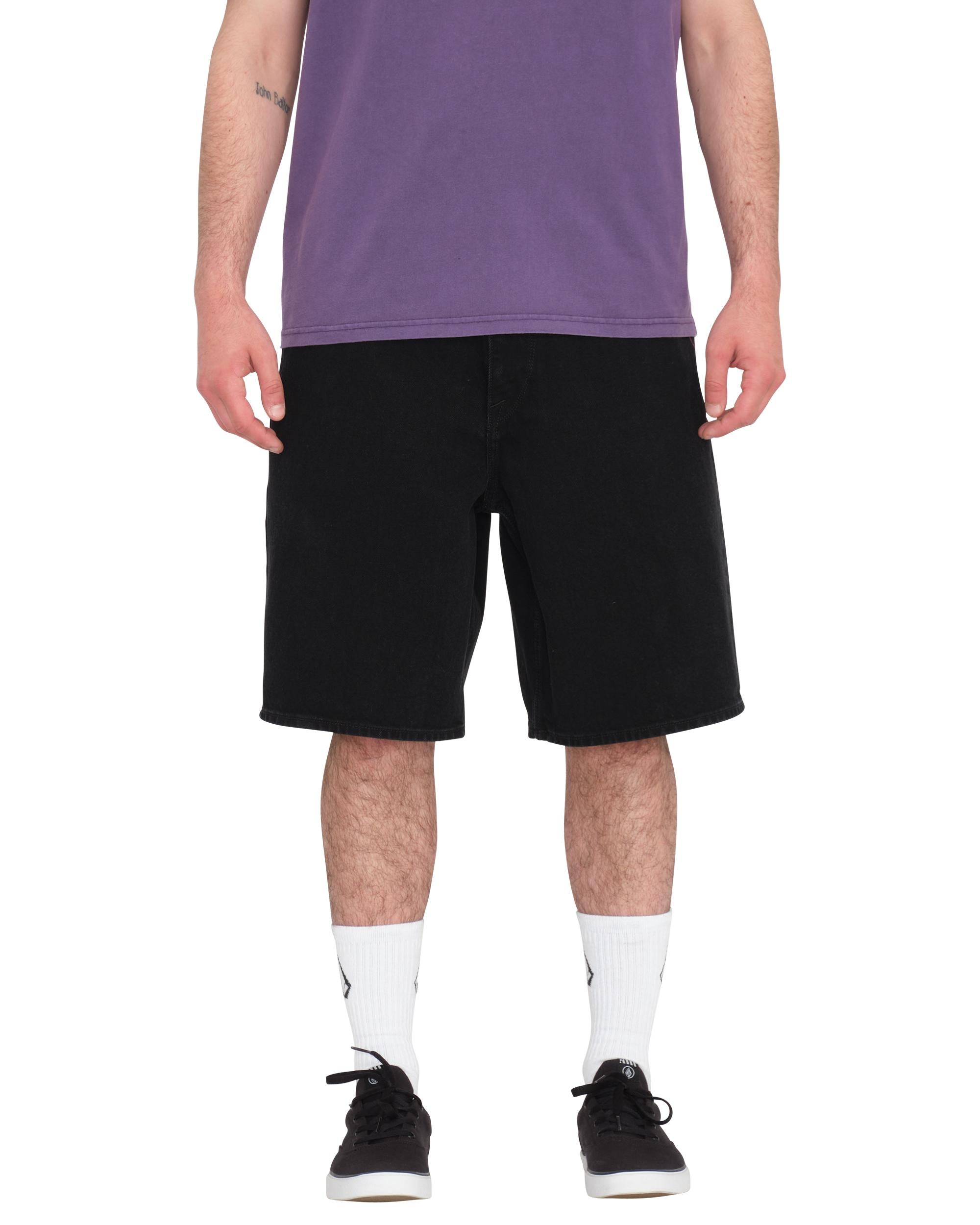 BILLOW DENIM 22 - SHORTS A2012609 _BLK VOLCOM