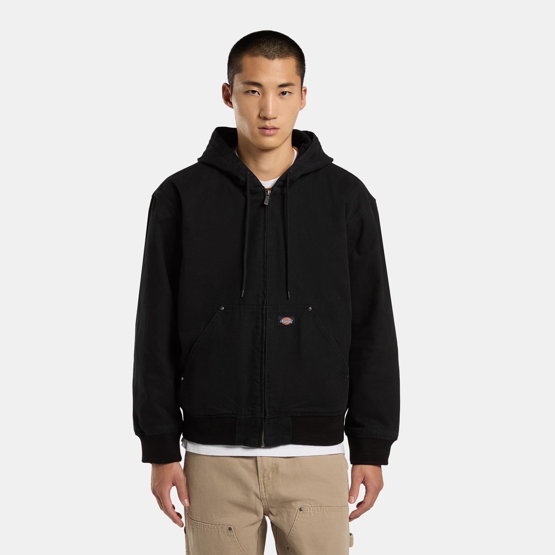 HILHAM HOODED CANVAS - GIACCA DK0A87O5 BLK1 DICKIES