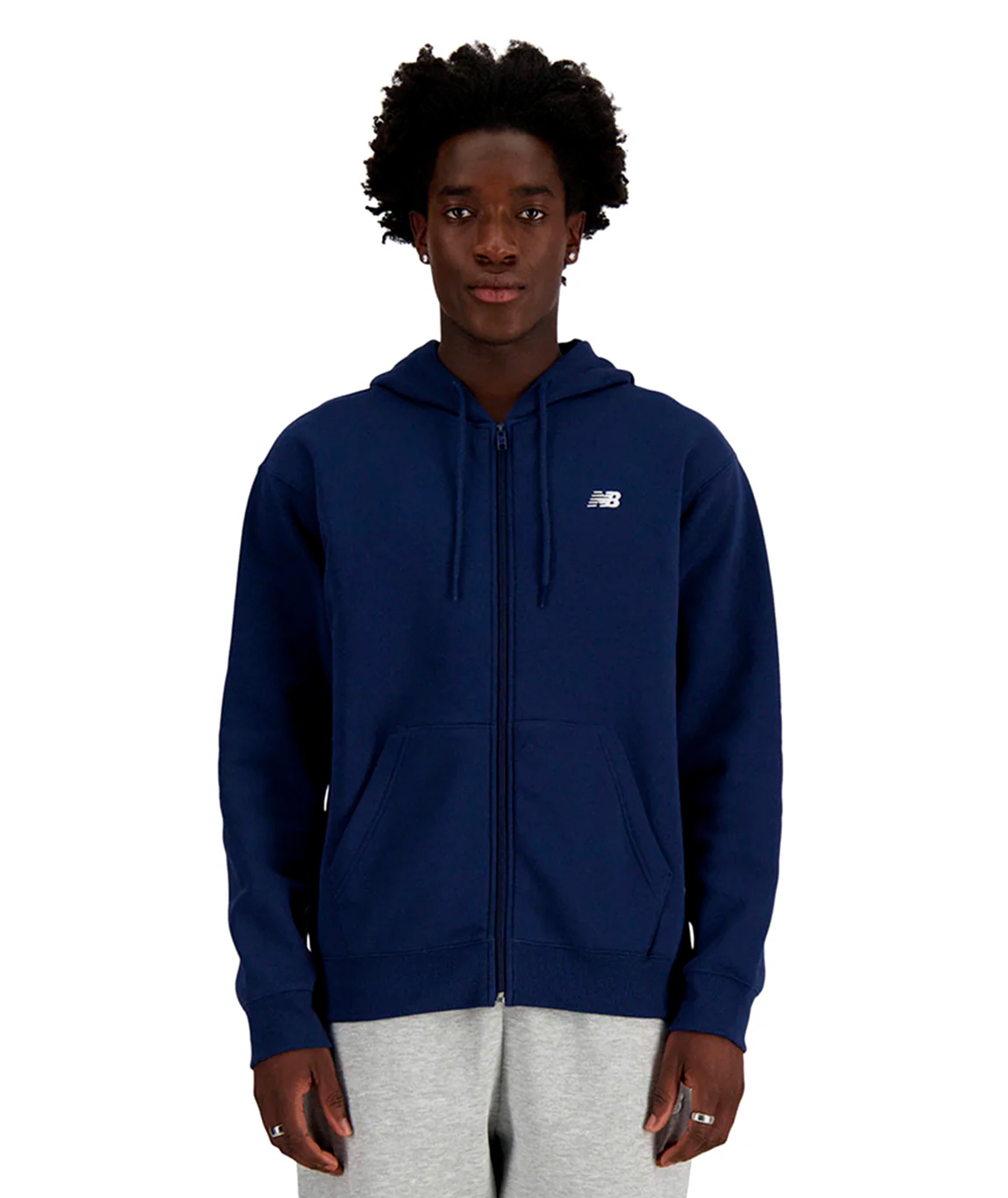 SPORT ESSENTIALS LOGO FULL ZIP - FELPA MJ41502NNY . NEW BALANCE