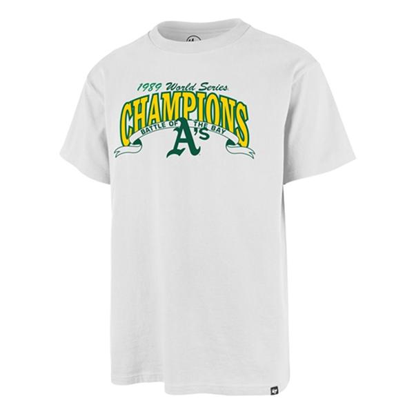 BACKER ECHO OAKLAND ATHLETICS - T-SHIRT 47-BU018TMBECT615146 WW 47 BRAND
