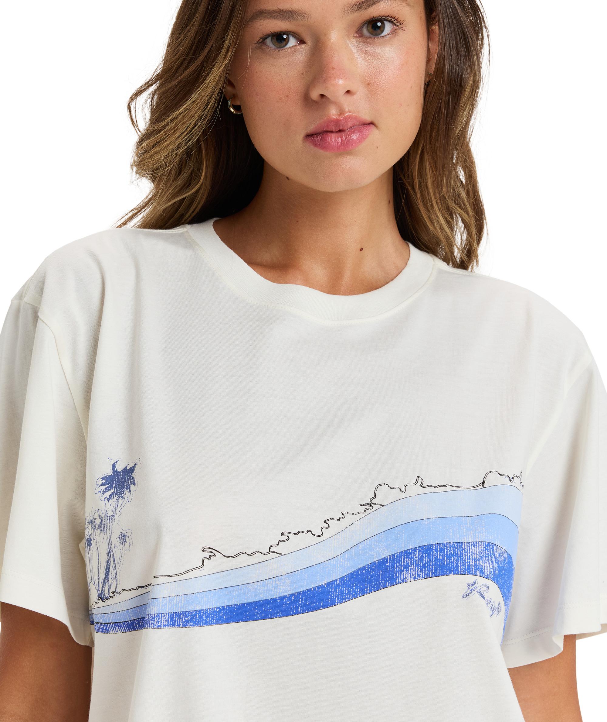 HANGLOOSE POSTER - T-SHIRT ERJZT05912 -WBS0 ROXY