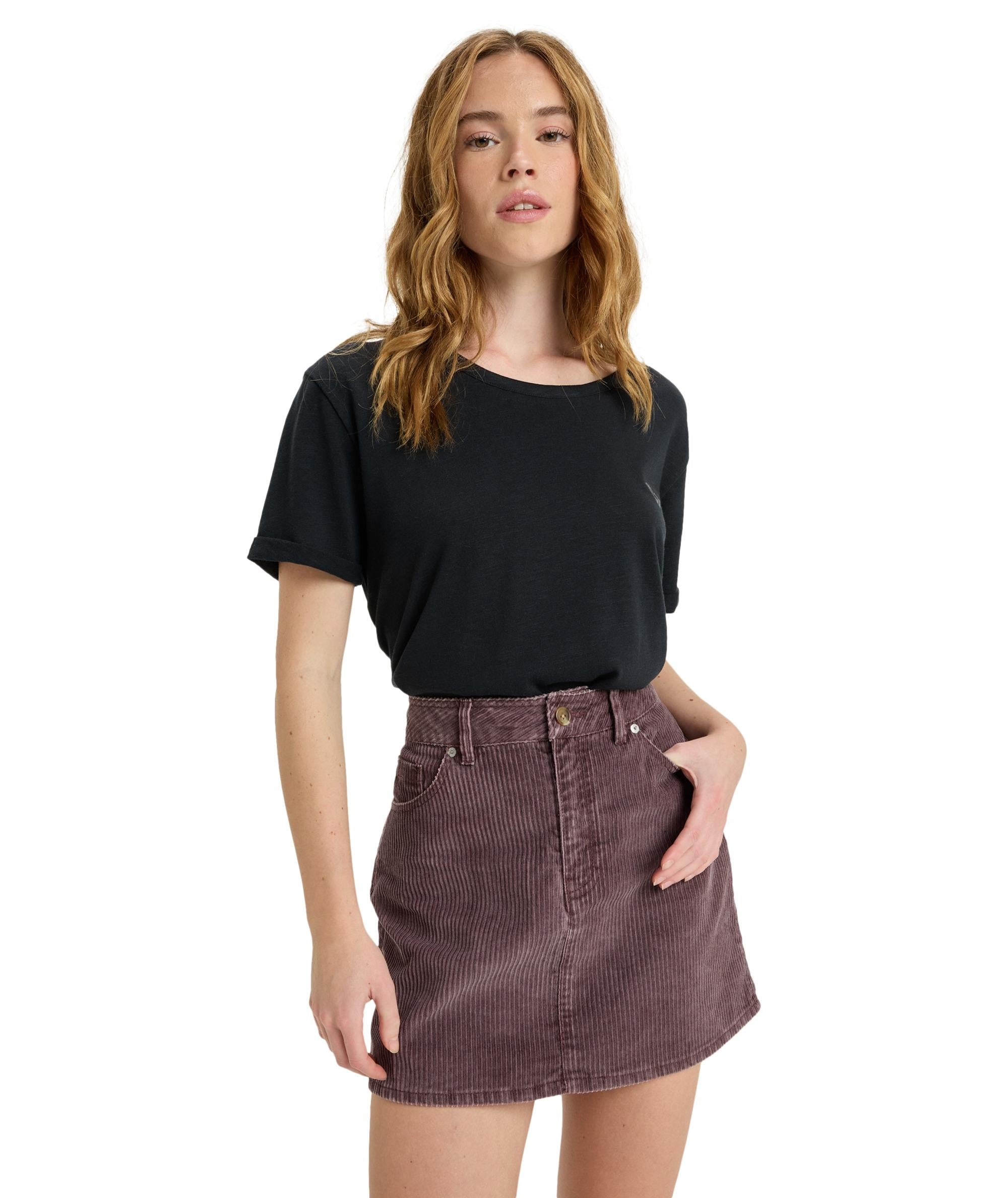 RAINFALL MINI SKIRT CORD - GONNA ERJWK03187 -RRF0 ROXY