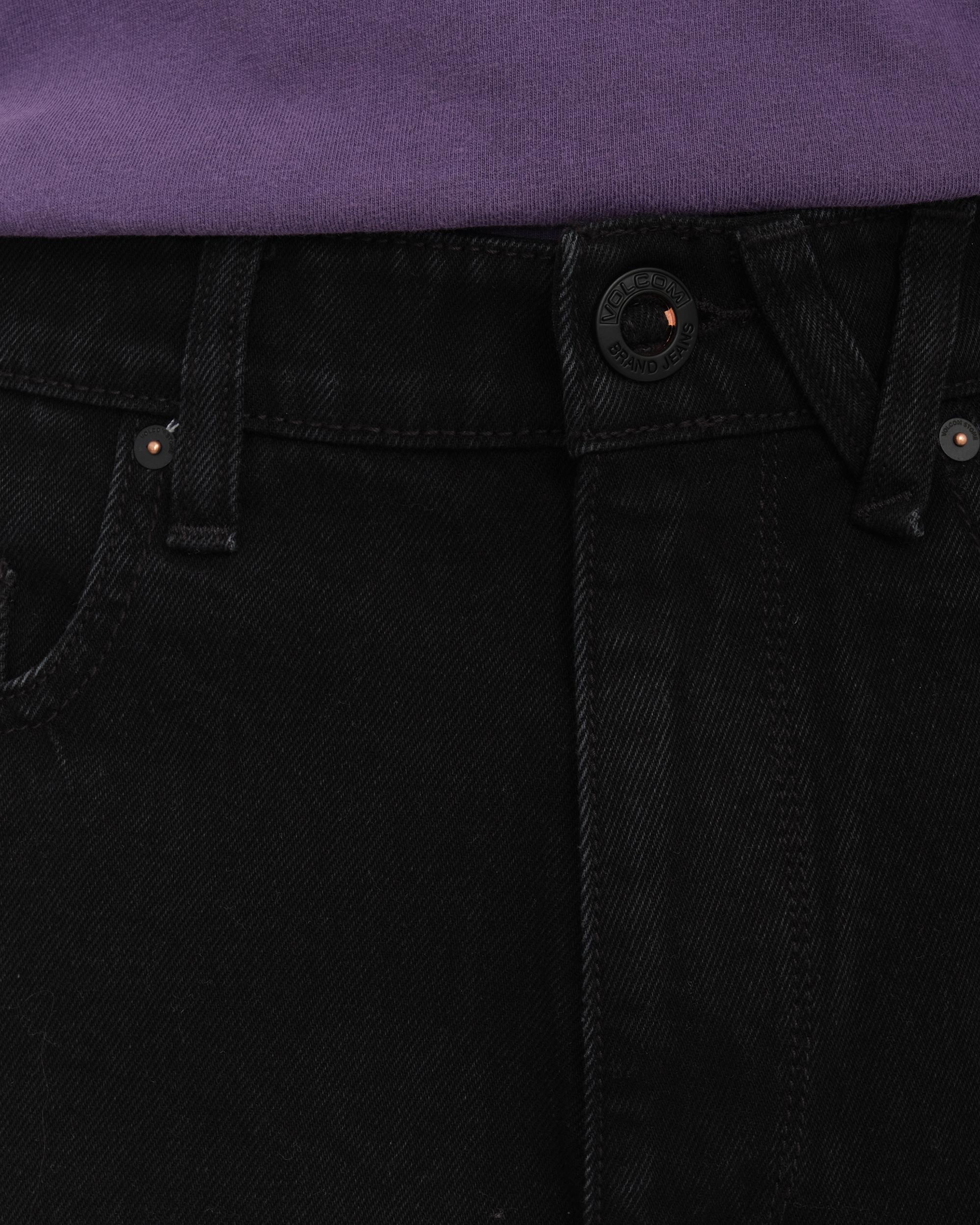BILLOW DENIM 22 - SHORTS A2012609 _BLK VOLCOM