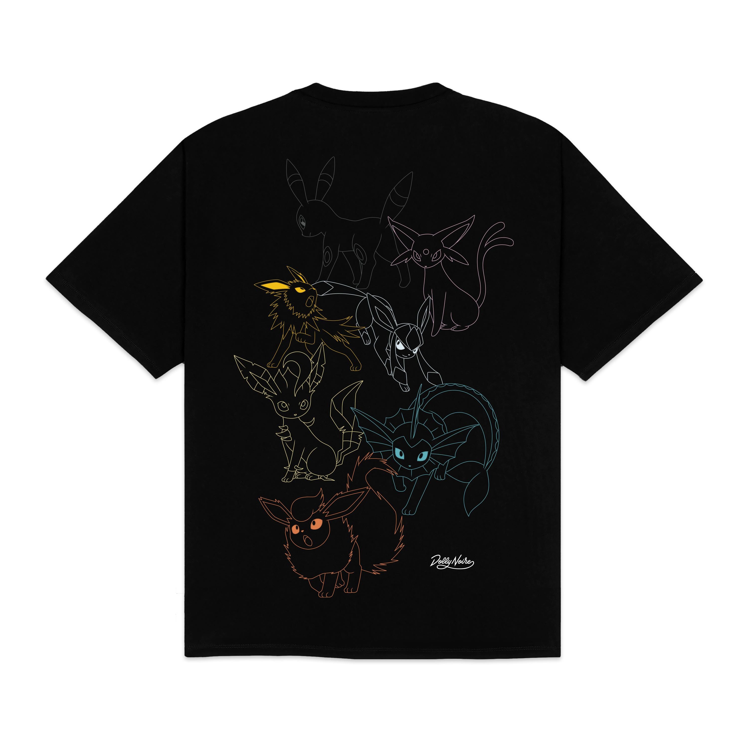 EEVEE EVOLUTION TEE - T-SHIRT TS1345-T4 -01 DOLLY NOIRE