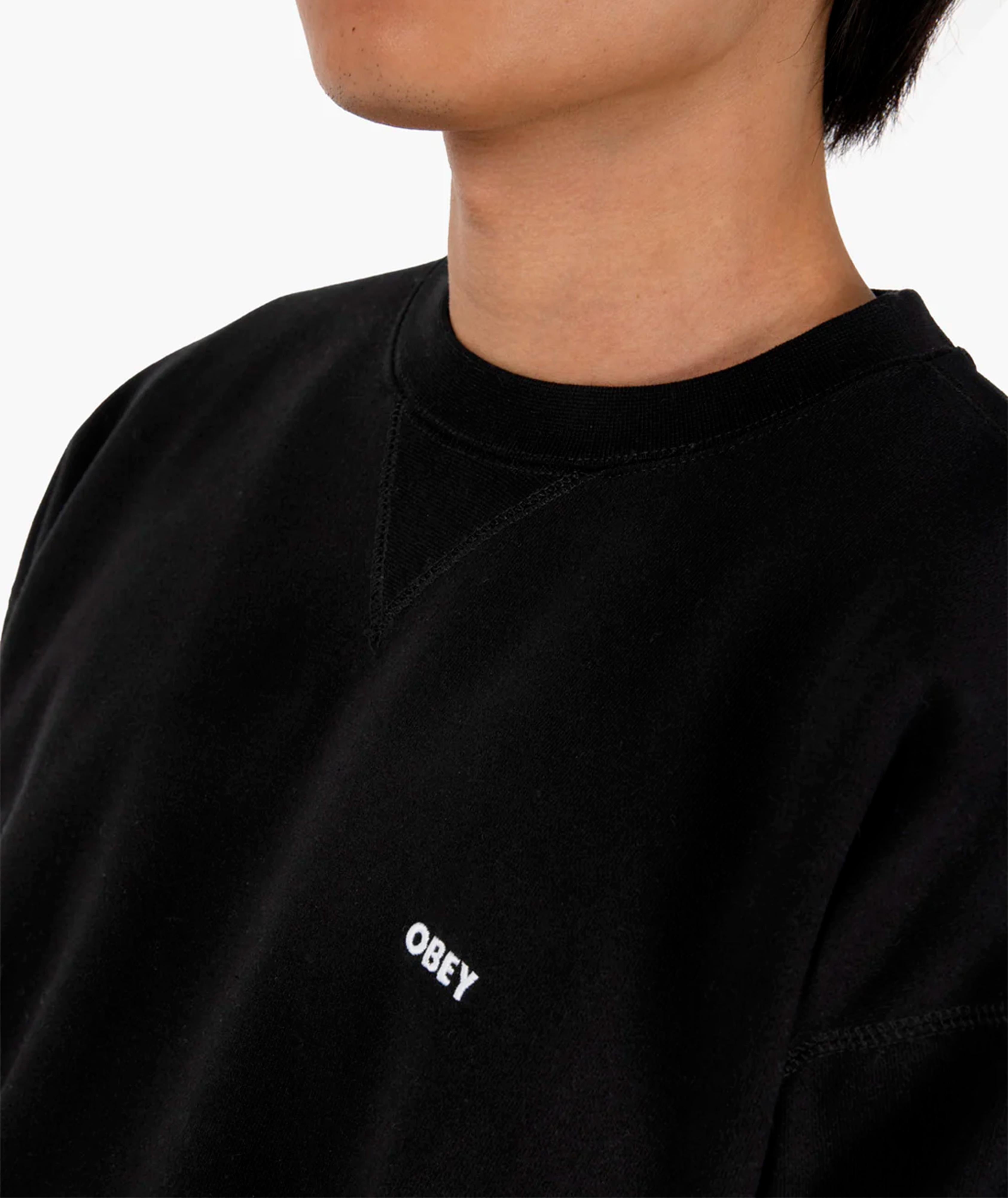 ESTABLISHED WORKS BOLD II - FELPA 22MC0000023E -BLK OBEY