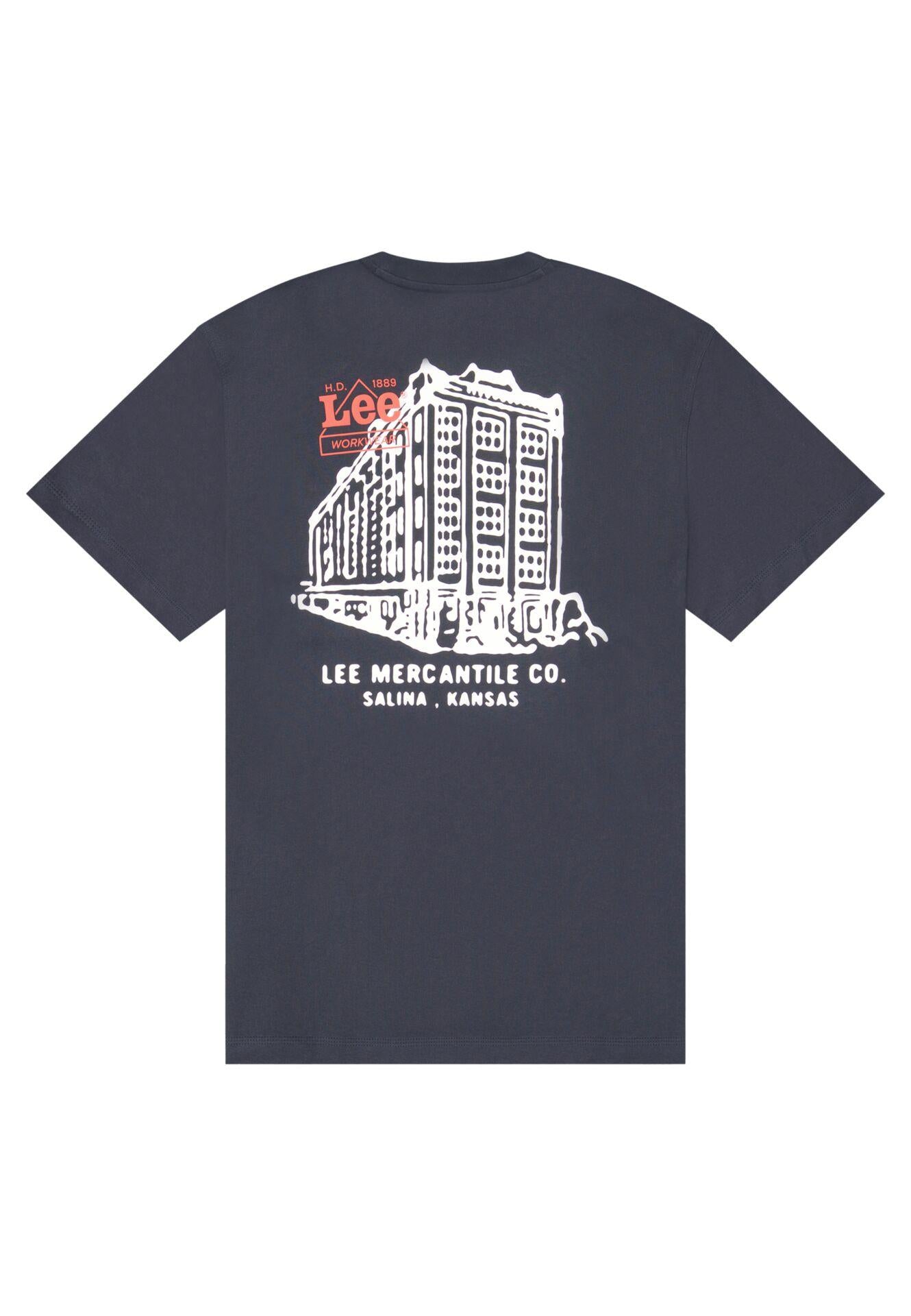 WORKWEAR BUILDING REBEL NAVY - T-SHIRT 112378771 . LEE