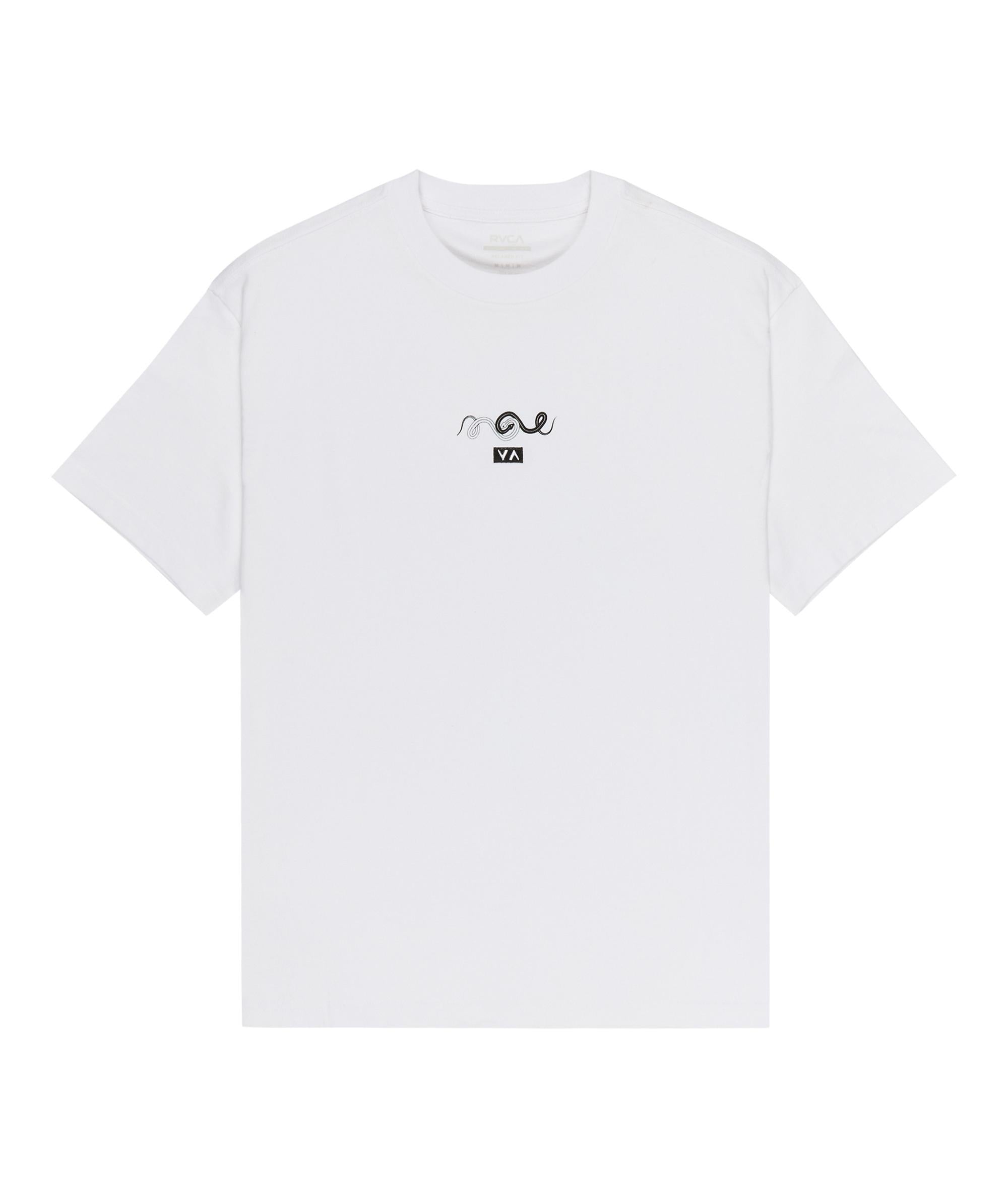 AMAZE SNAKE - T-SHIRT EVYZT00321 -WHT RVCA