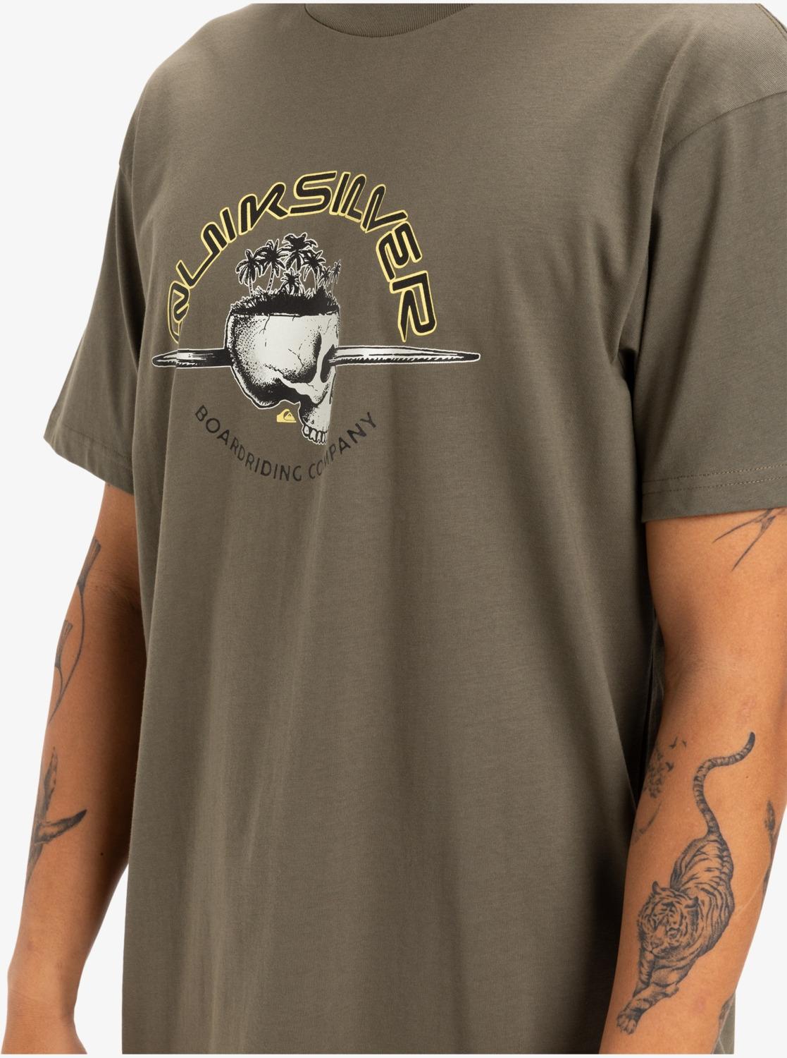 SKULL LINES - T-SHIRT EQYZT08056 -CRE0 QUIKSILVER