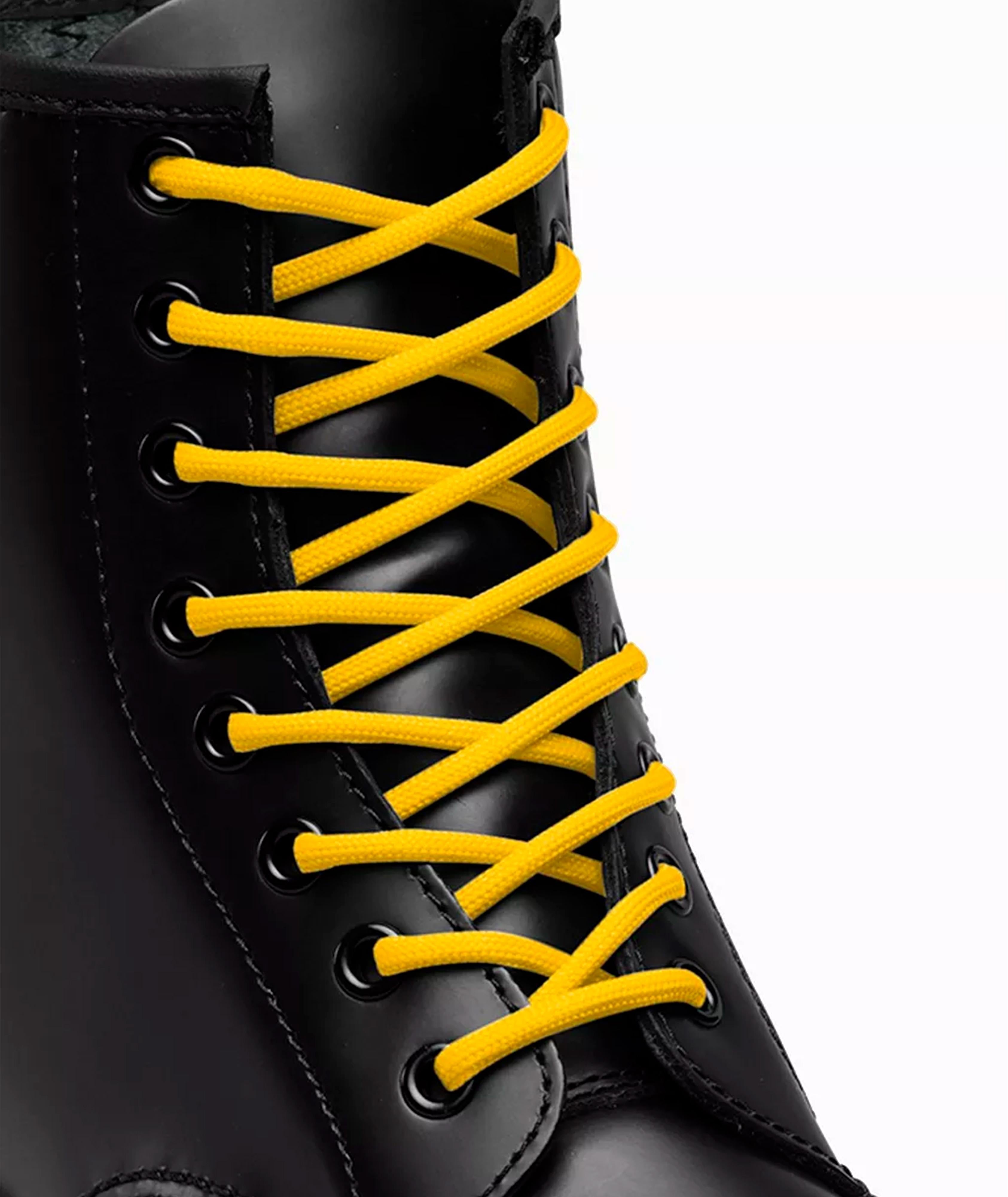 140CM YOUTHELLOW ROUND LACE 8-10I - LACCI AC053001 . DR MARTENS