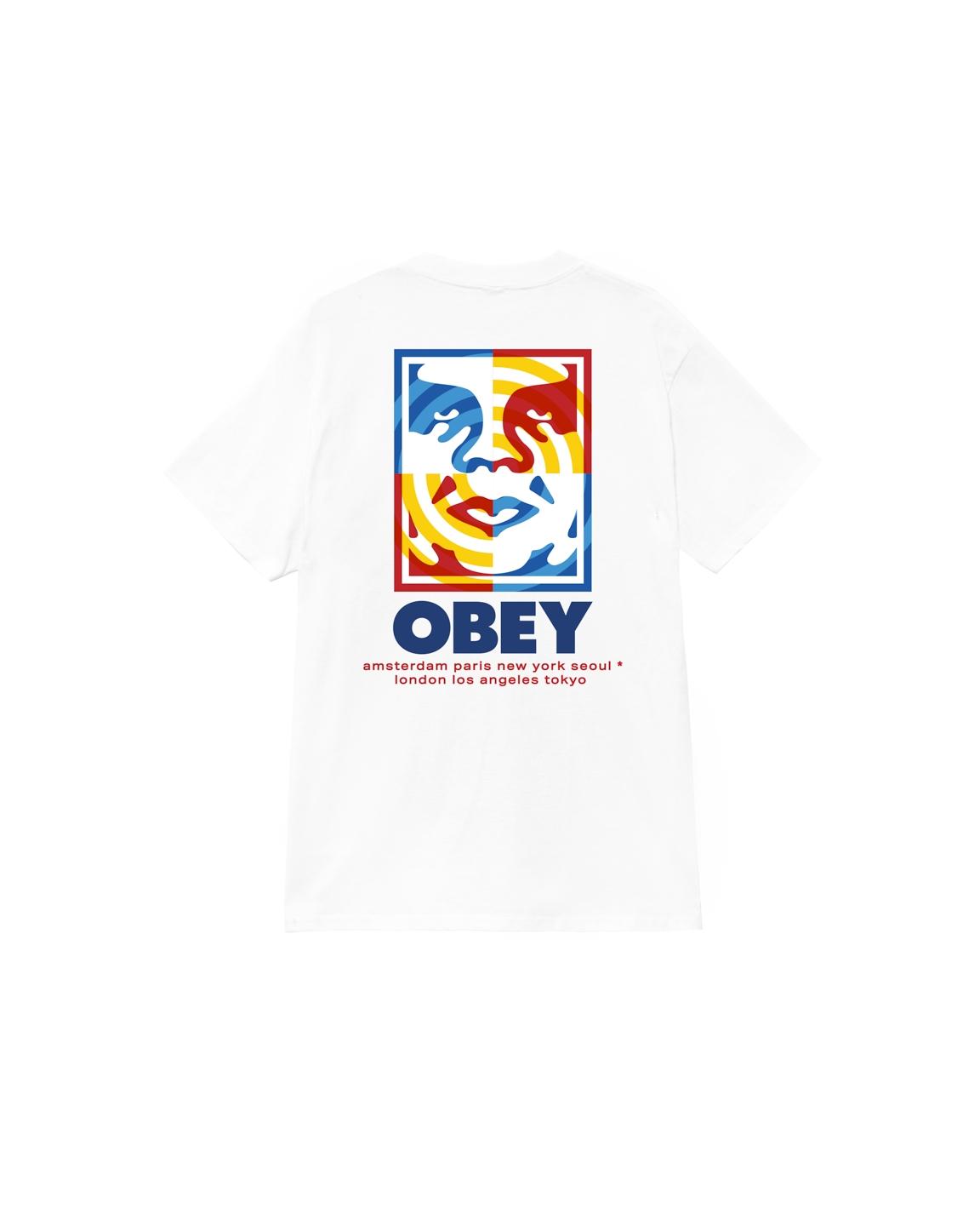 TARGET ICON - T-SHIRT 22MC0001402 -WHT OBEY