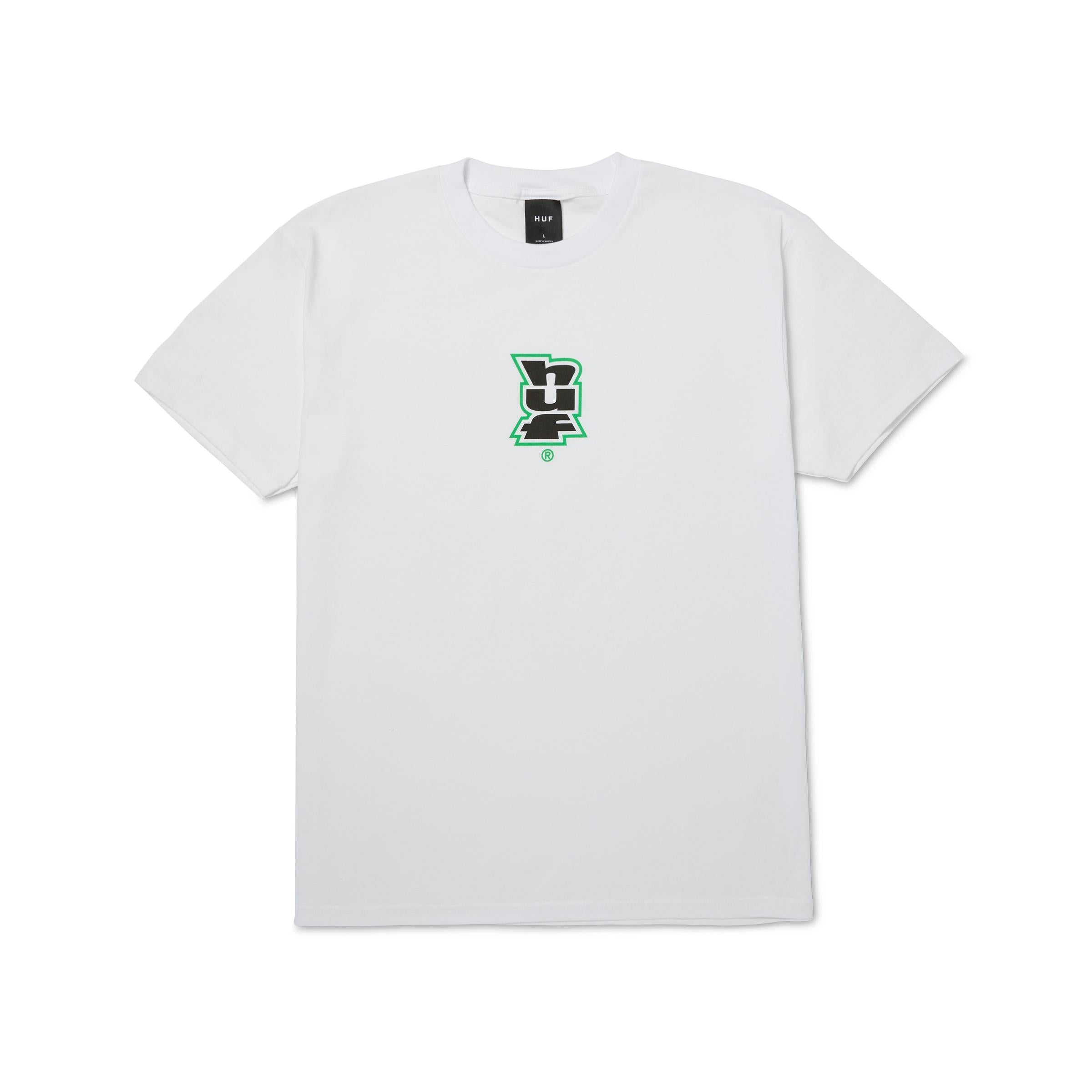 MEGABLAST MULTI S/S TEE - T-SHIRT 71MC0001180 -WHITE HUF