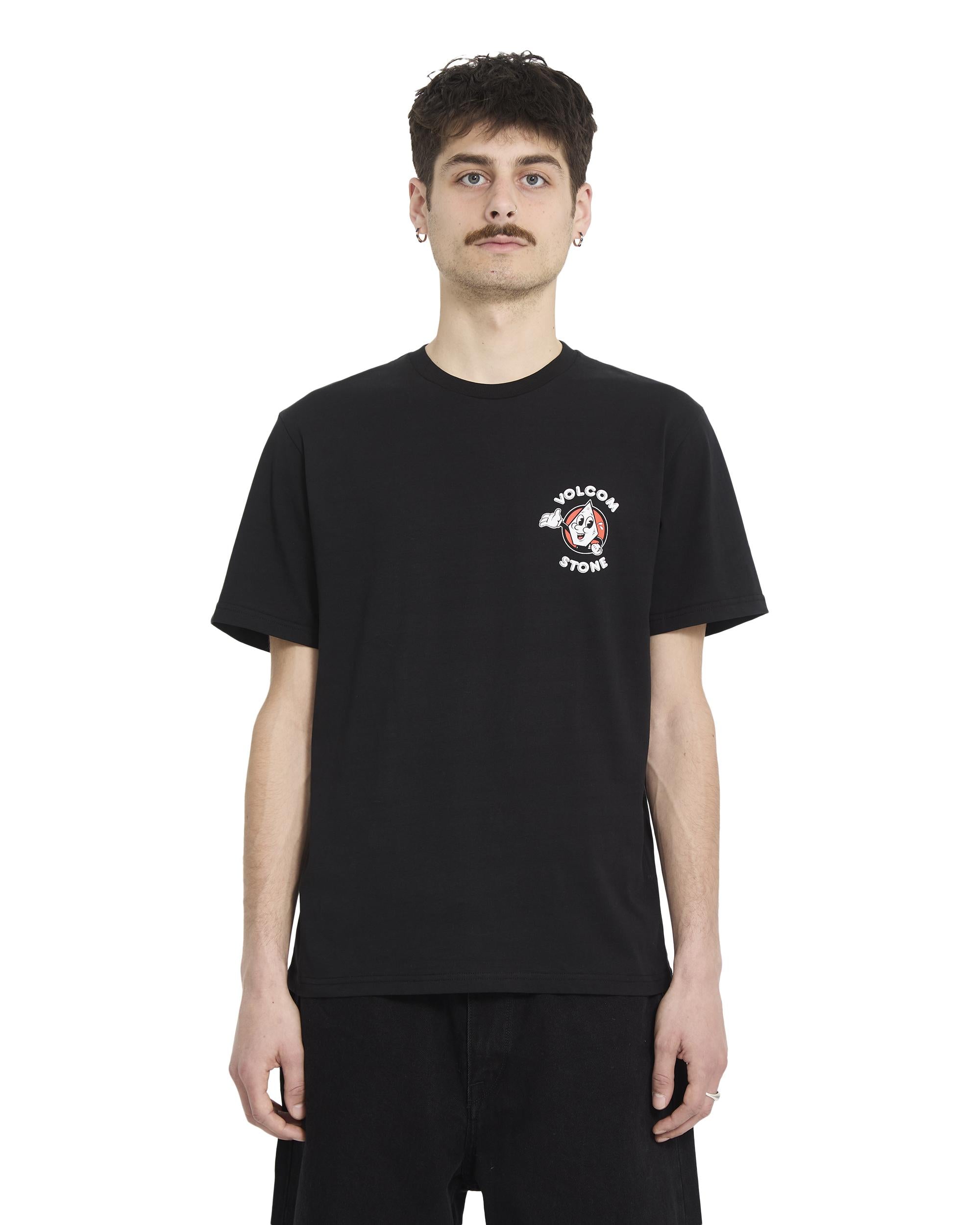 MISTE STONE - T-SHIRT A3512664 _BLK VOLCOM