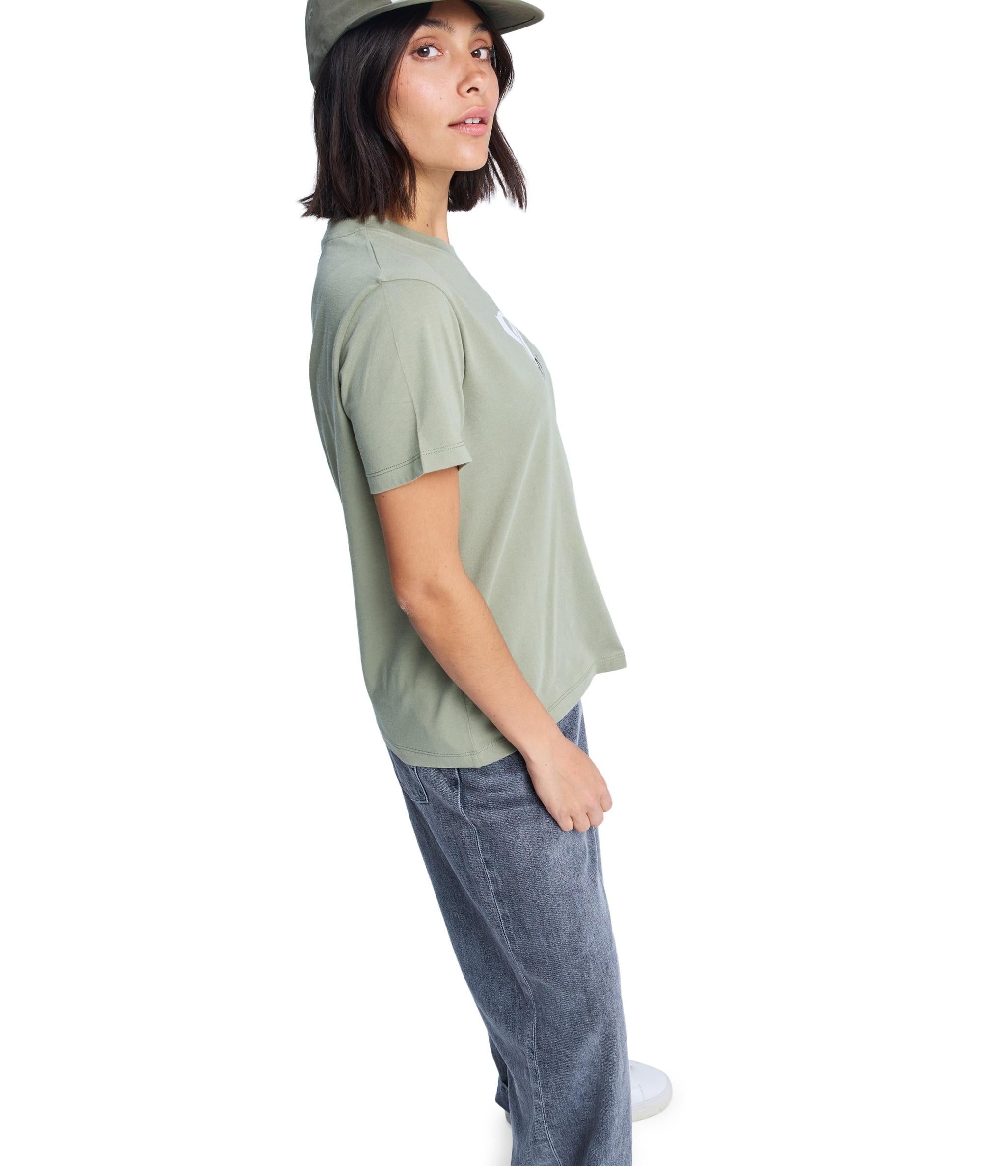 OCEAN ROAD ART - T-SHIRT ERJZT06015 -GLD0 ROXY