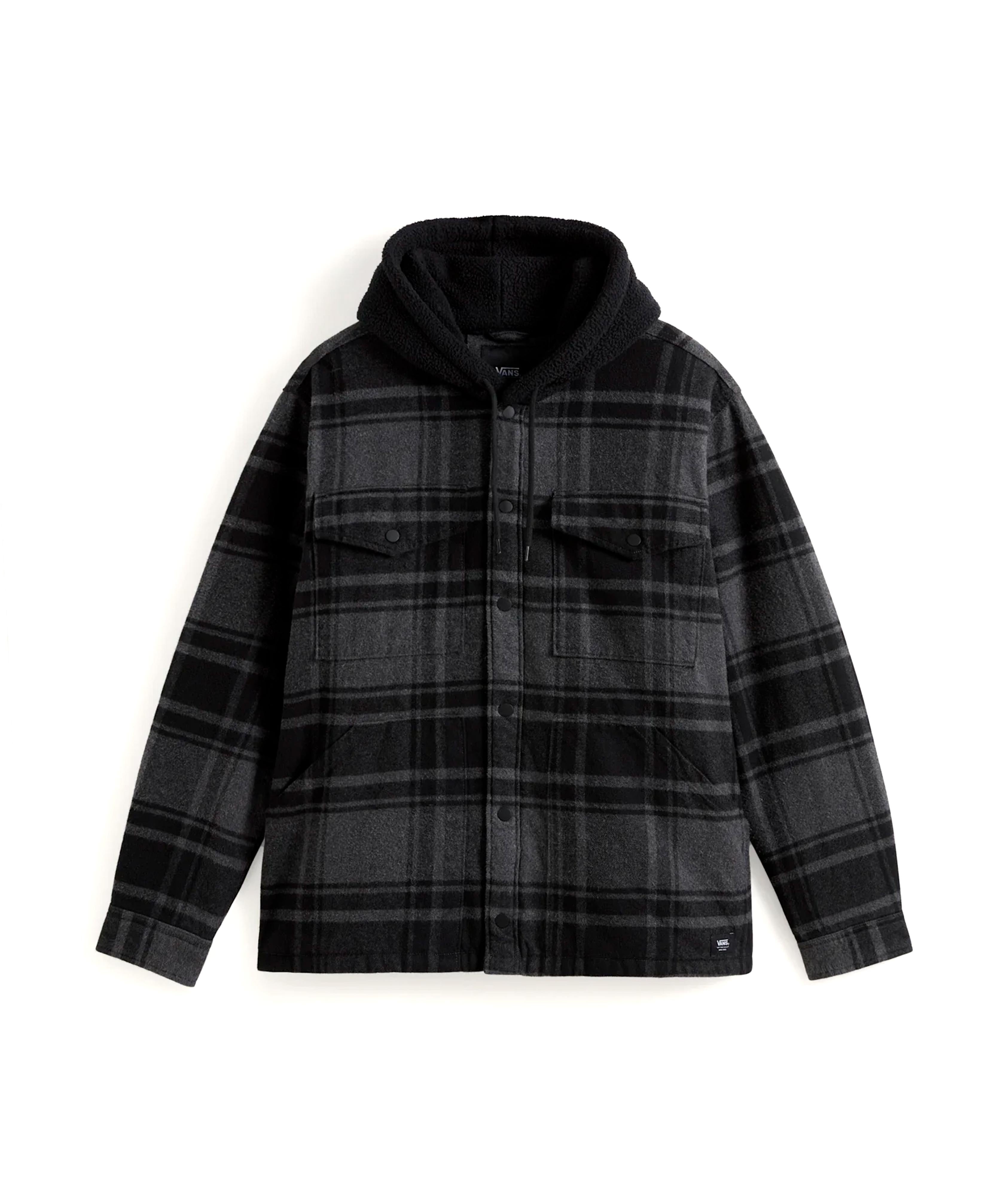 PIEDMONT HOODED PLAID SHACKET - CAMICIA VN000P7V QFY1 VANS